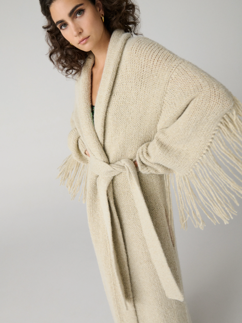 Lanza Alpaca Cardigan Coat
