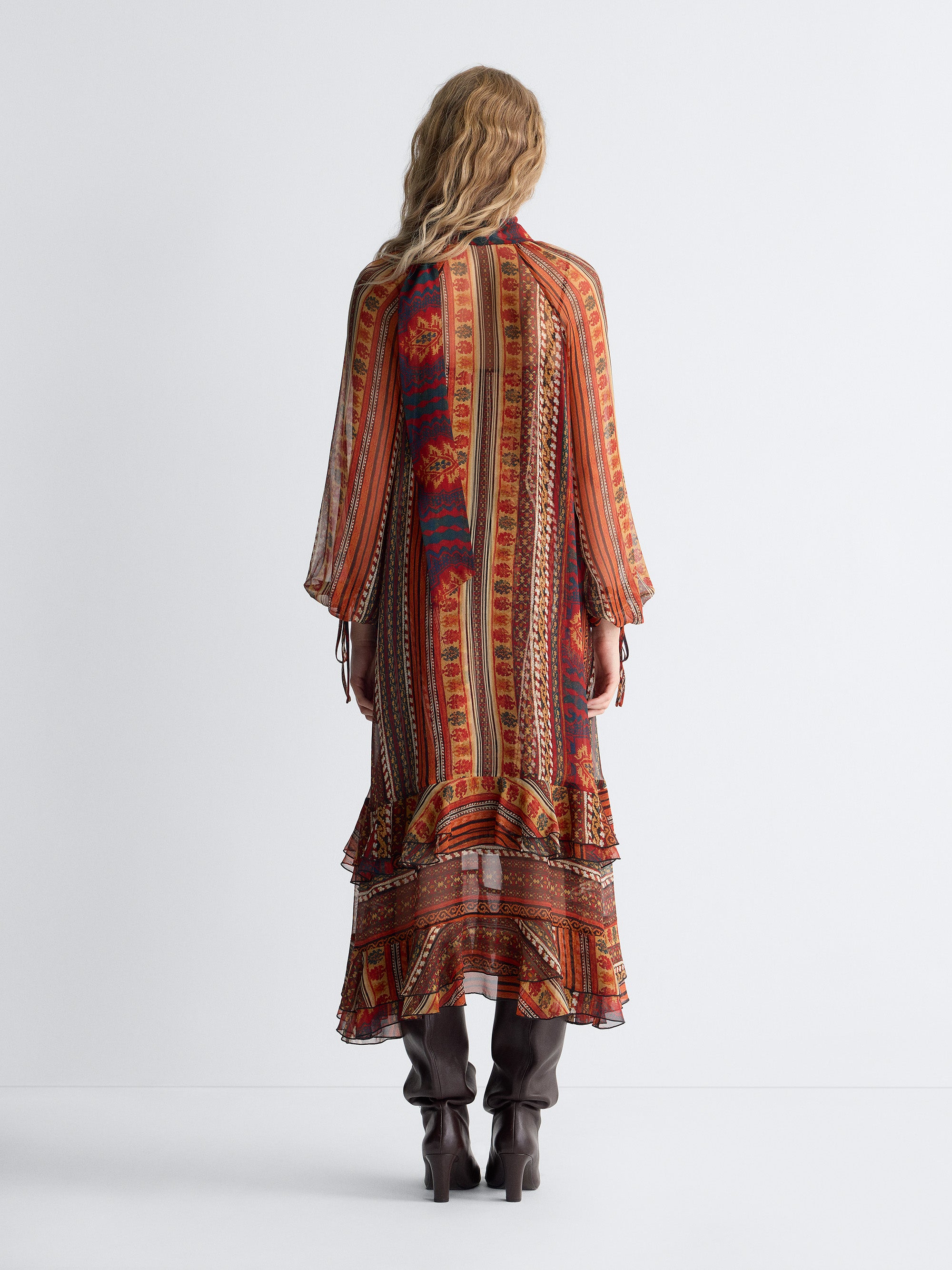 Nadine Silk Chiffon Gown