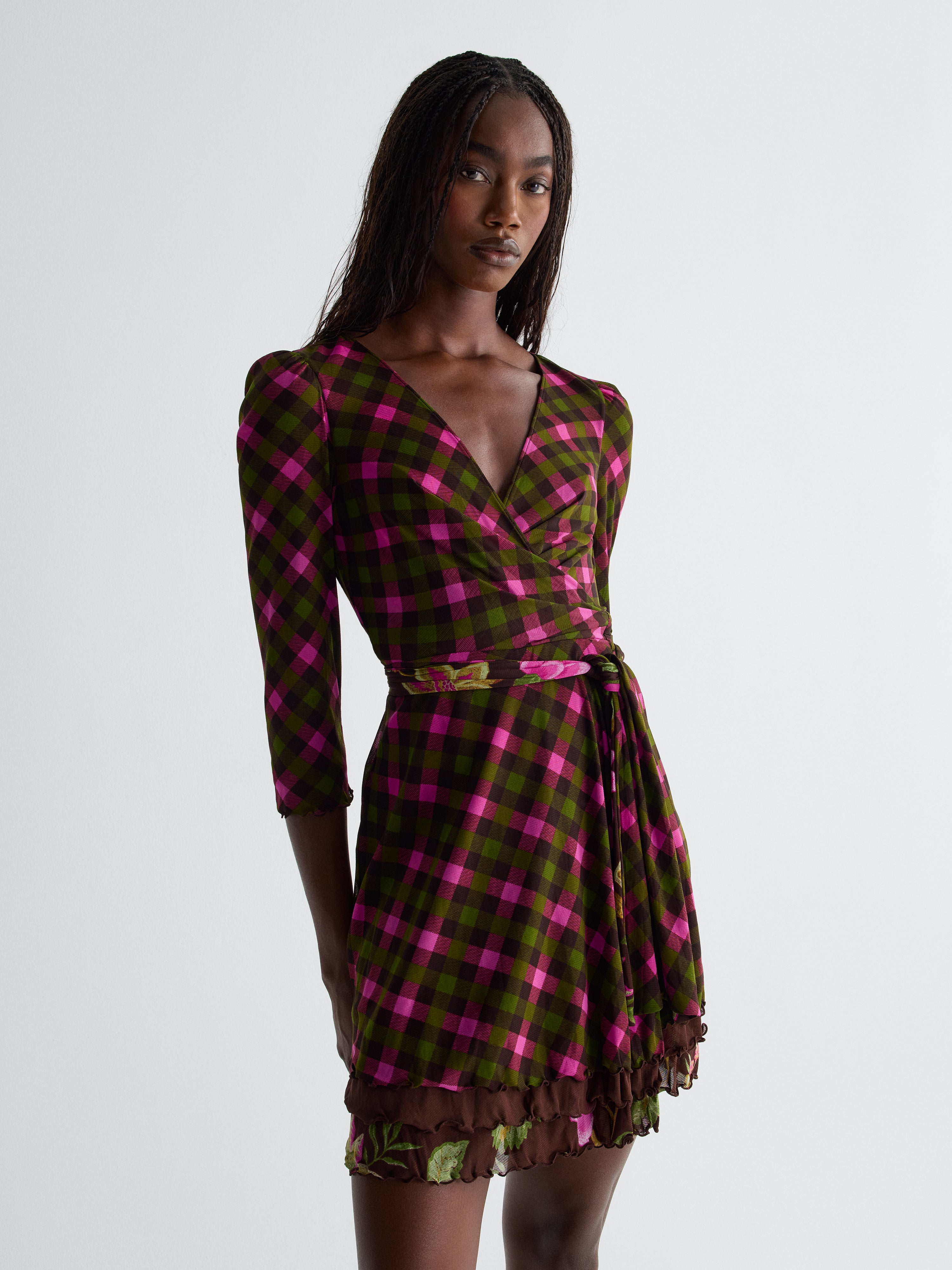 MARIA OMKEERBARE WRAPdress