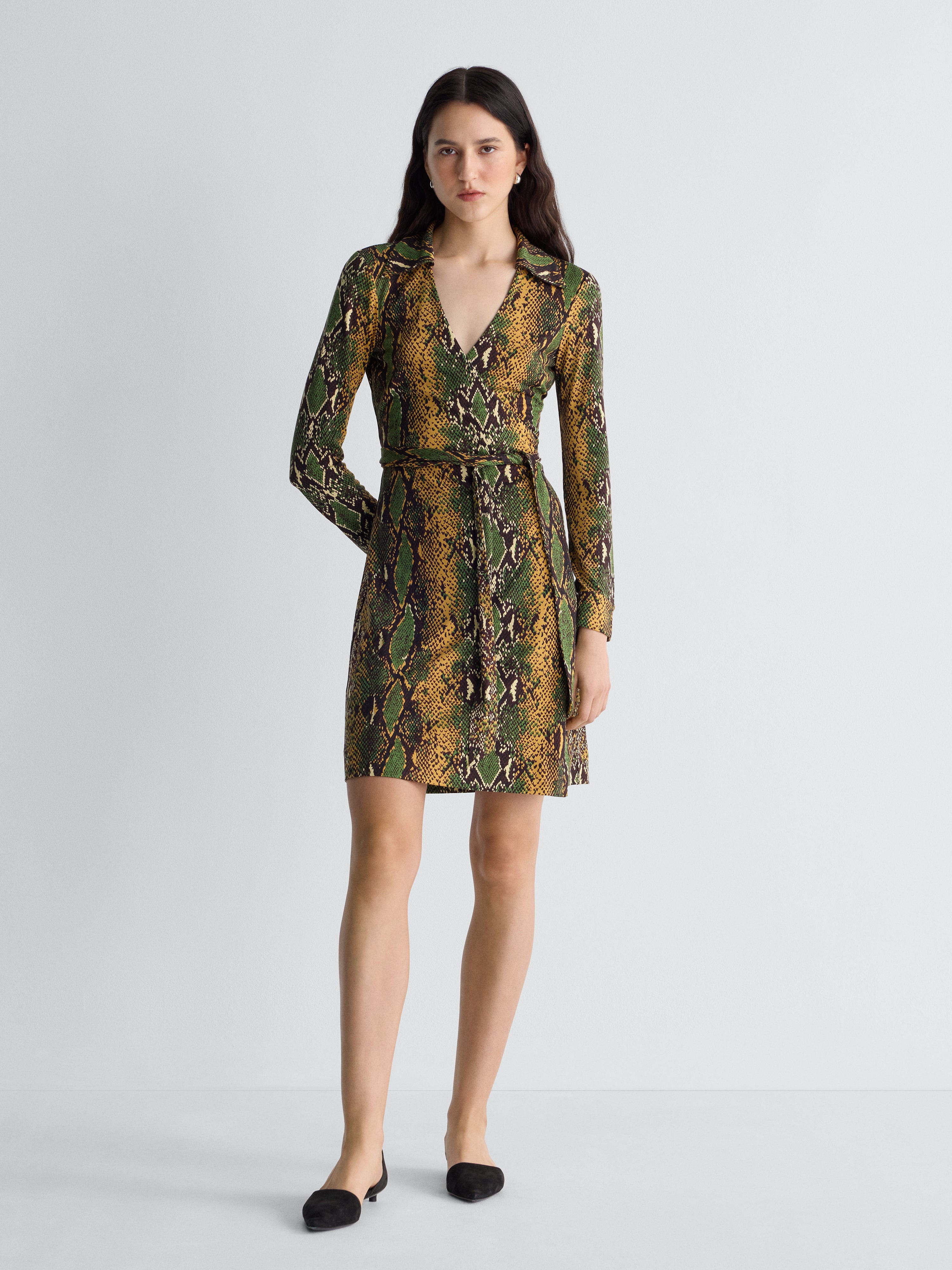 New Jeanne Two Silk Jersey Wrap Dress