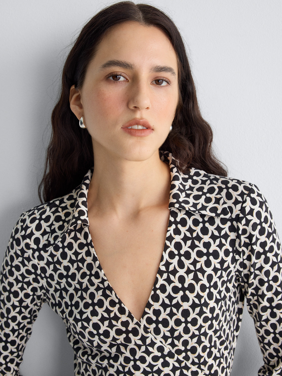 ABIGAIL LONG WRAP dress
