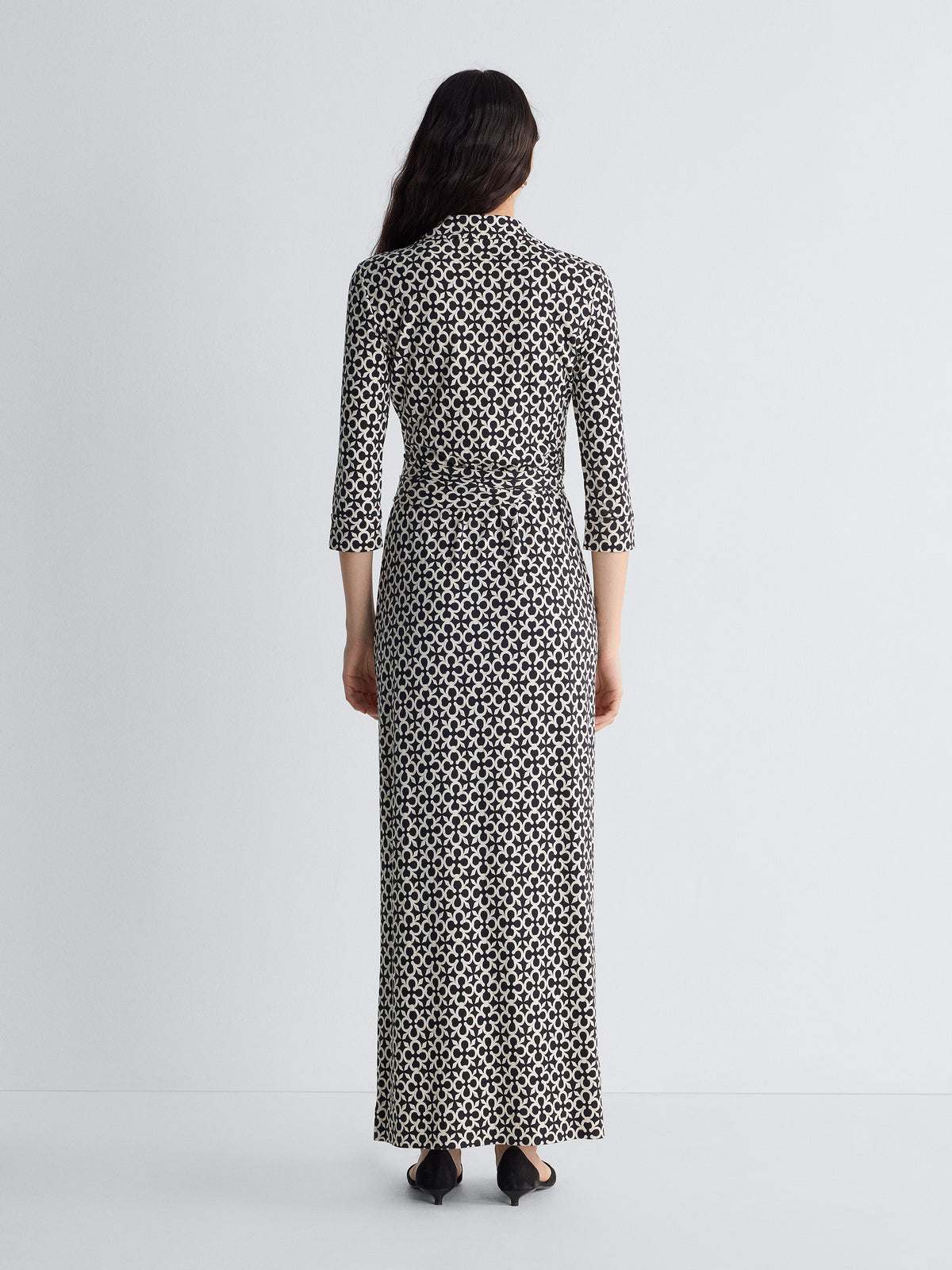 ABIGAIL LONG WRAP dress