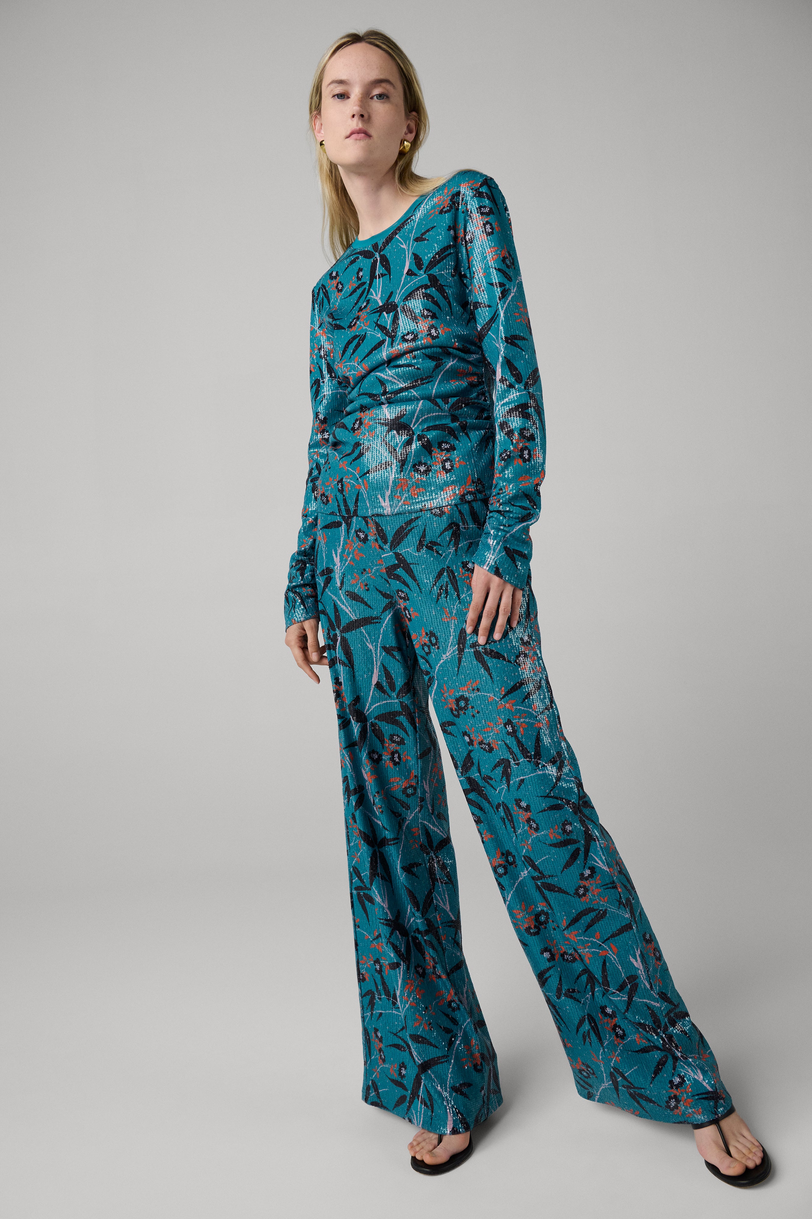 ADELINA SEQUIN PANTS