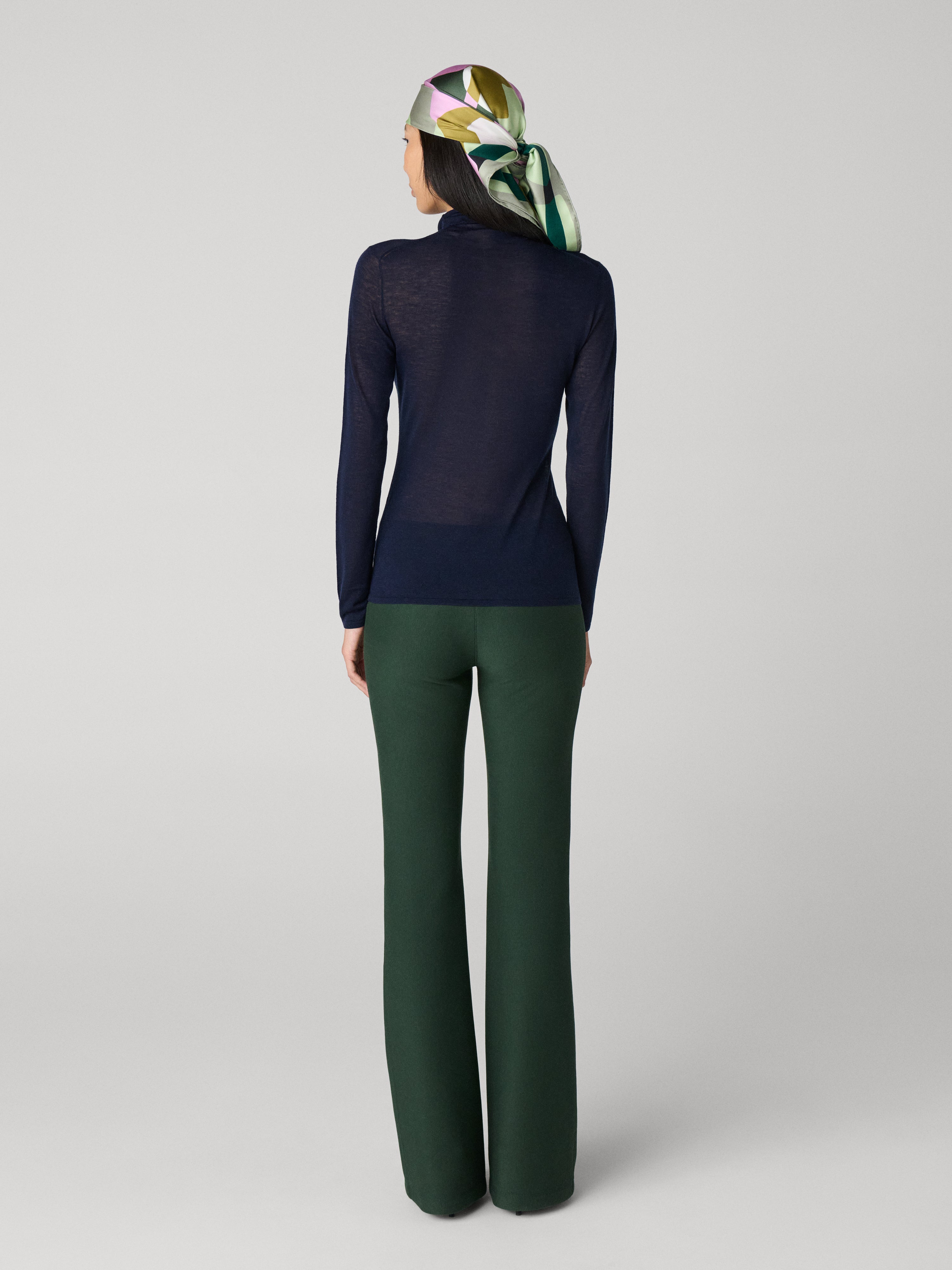 Poppy turtleneck Merino Navy