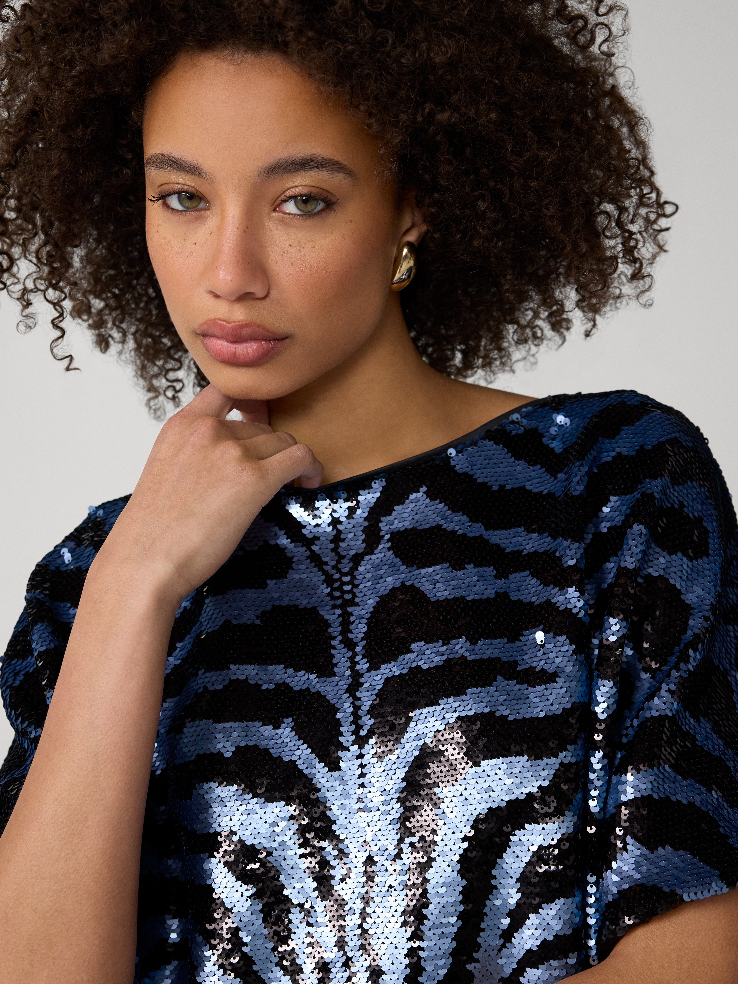 CHLOE SEQUIN TOP