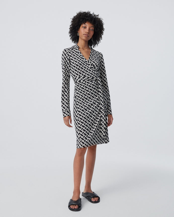 New Jeanne Two Silk Jersey Wrap Dress