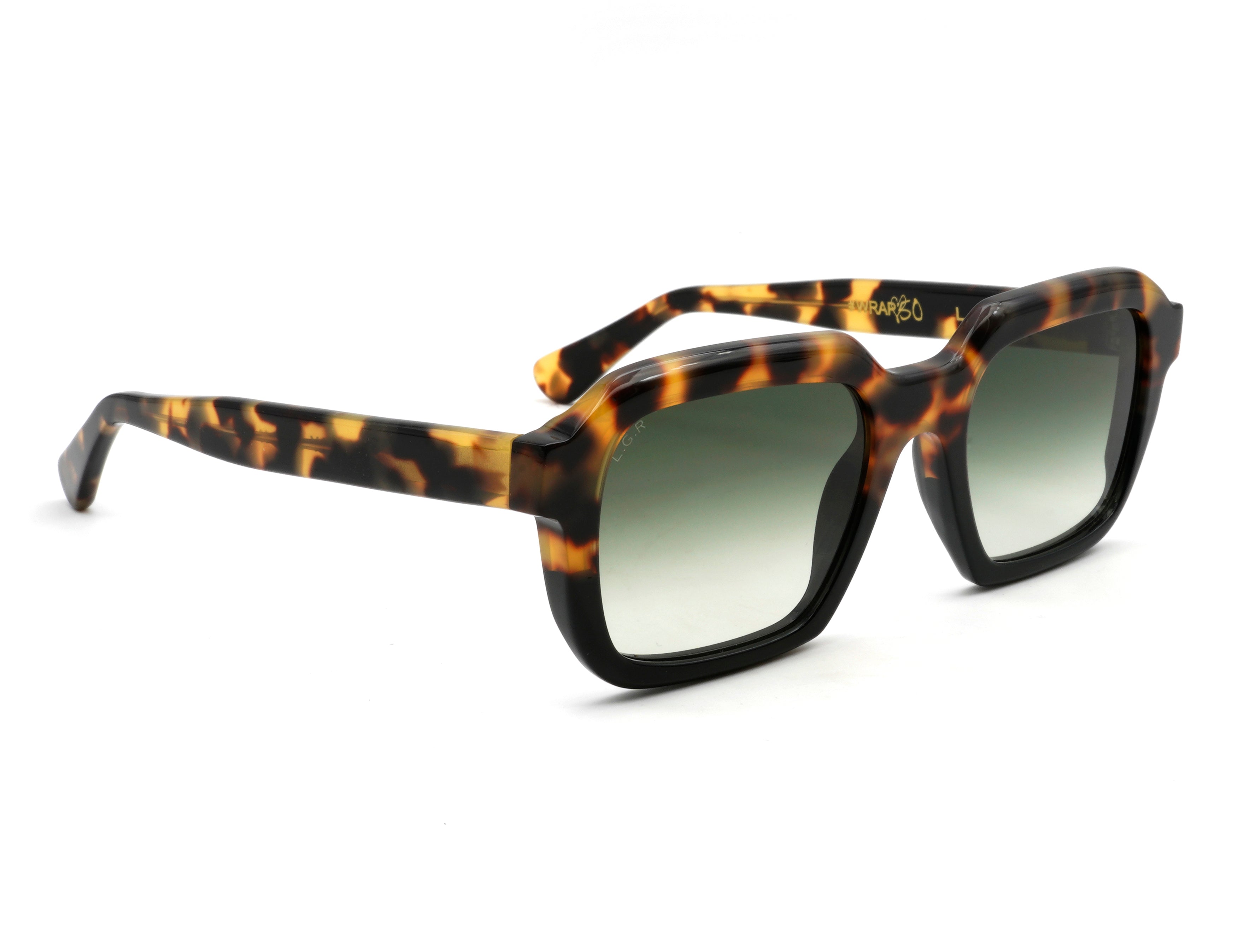 X L.G.R Raffaello Sunglasses in Havana Black