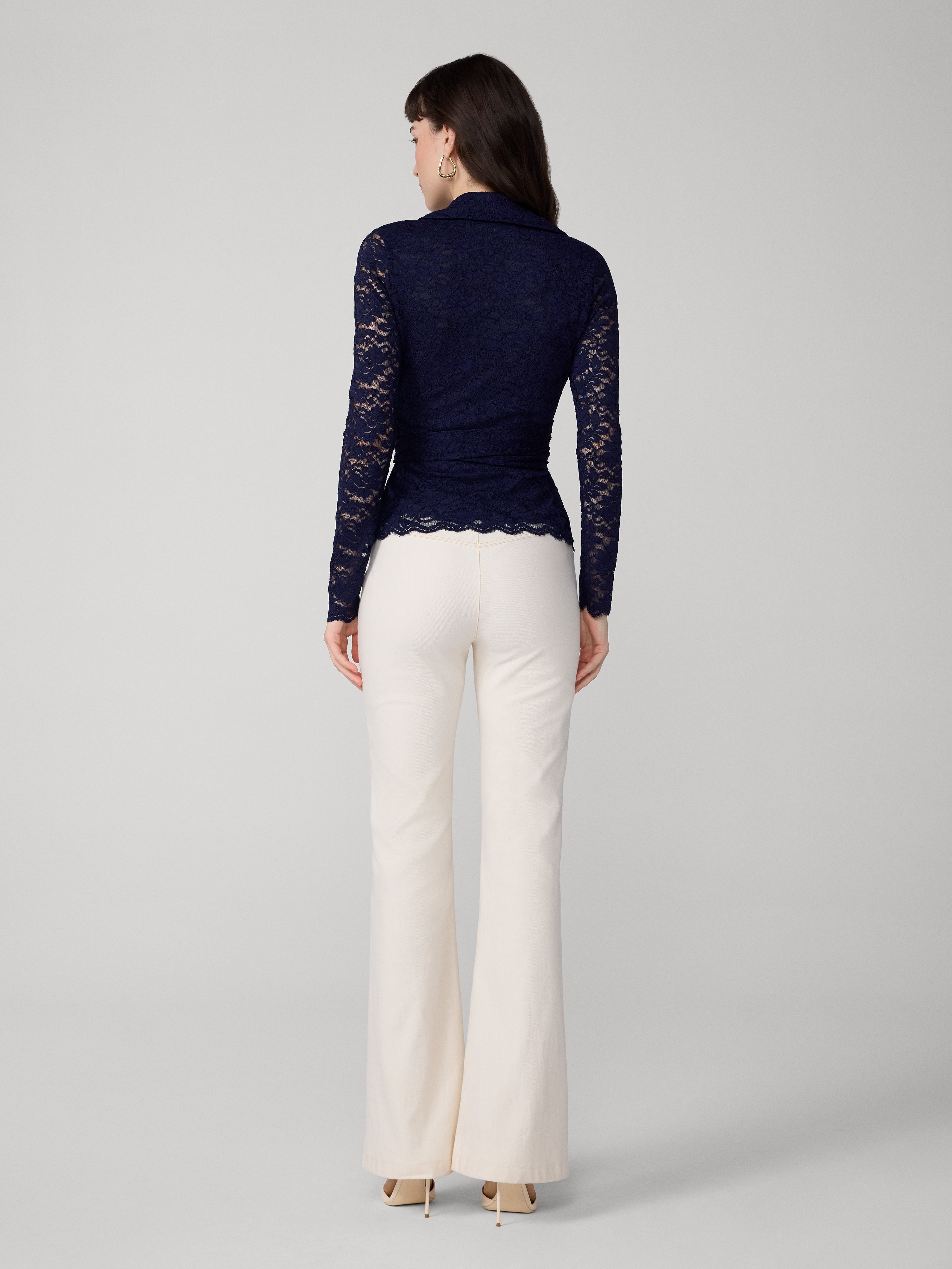 PERFECT WRAP LACE TOP