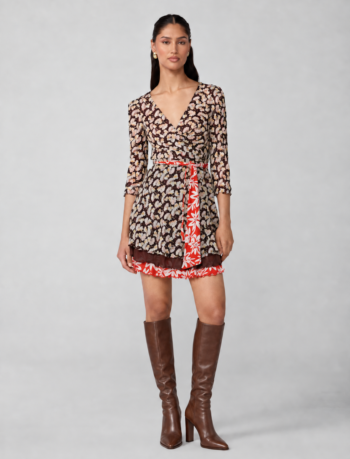 MARIA REVERSIBLE WRAP DRESS