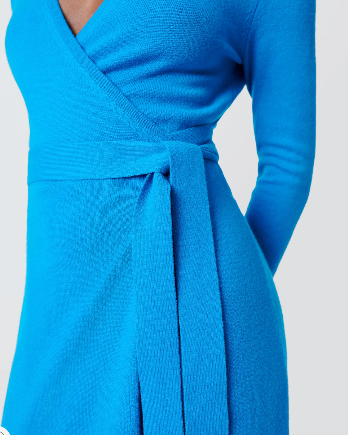 Astrid Wool-Cashmere Wrap Dress