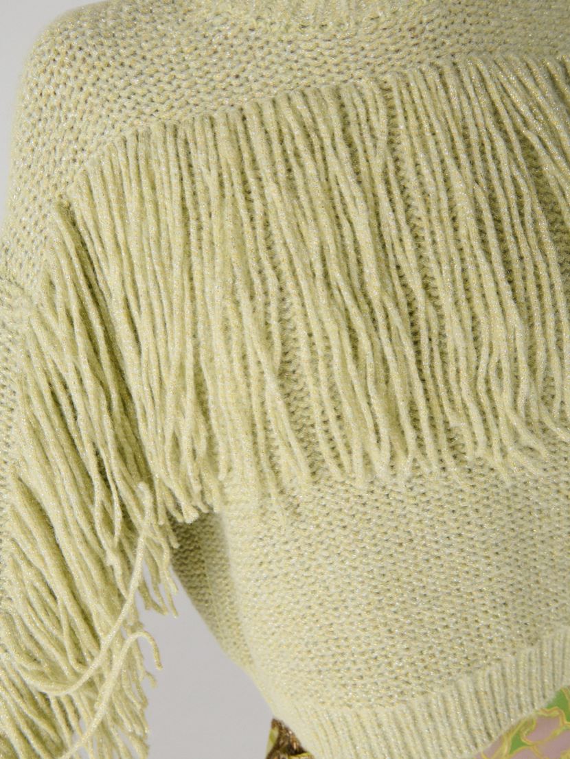 Cornelia Alpaca Fringe Sweater