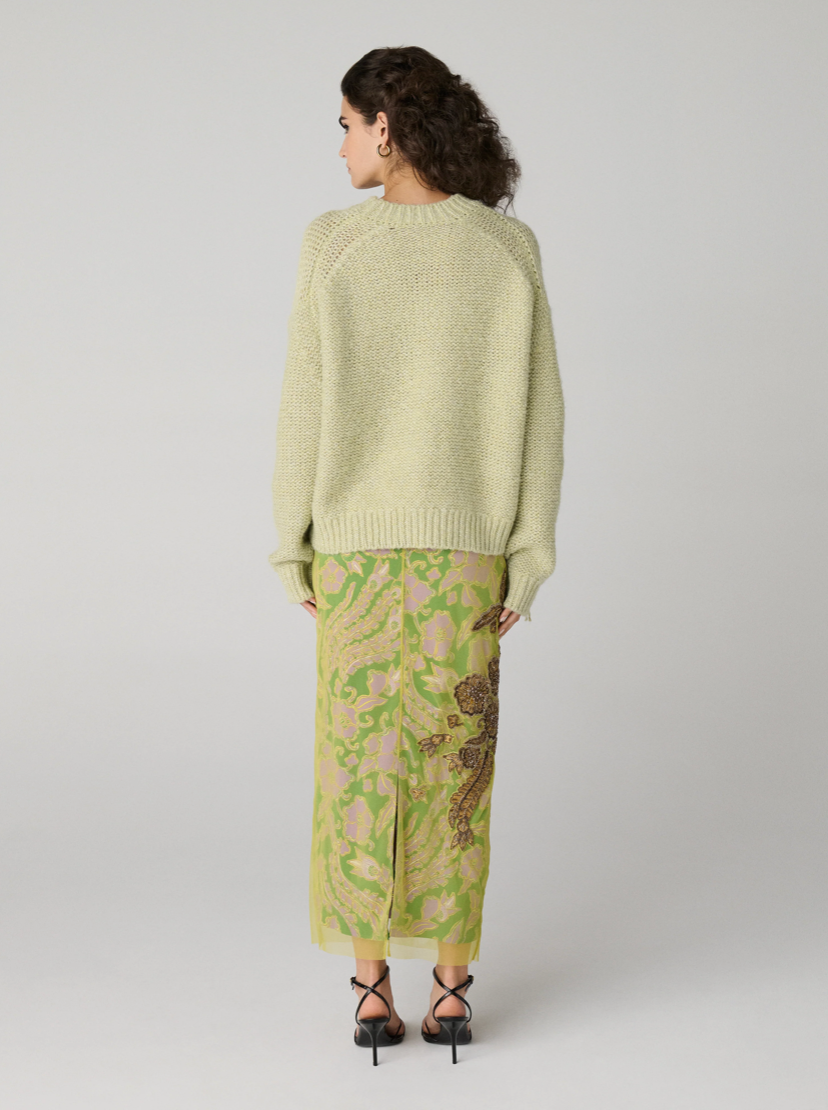 Cornelia Alpaca Fringe Sweater
