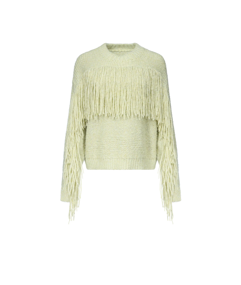 Cornelia Alpaca Fringe Sweater