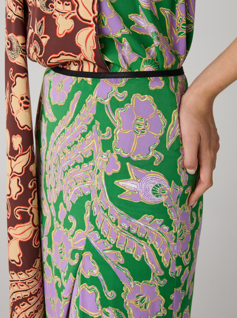 Chrystie Silk Skirt