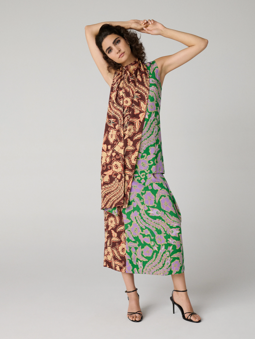 Chrystie Silk Skirt