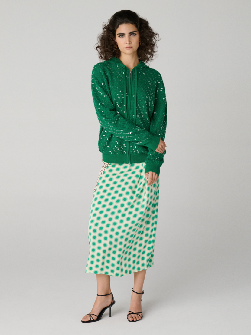 Marco Wool Sequin Hoodie