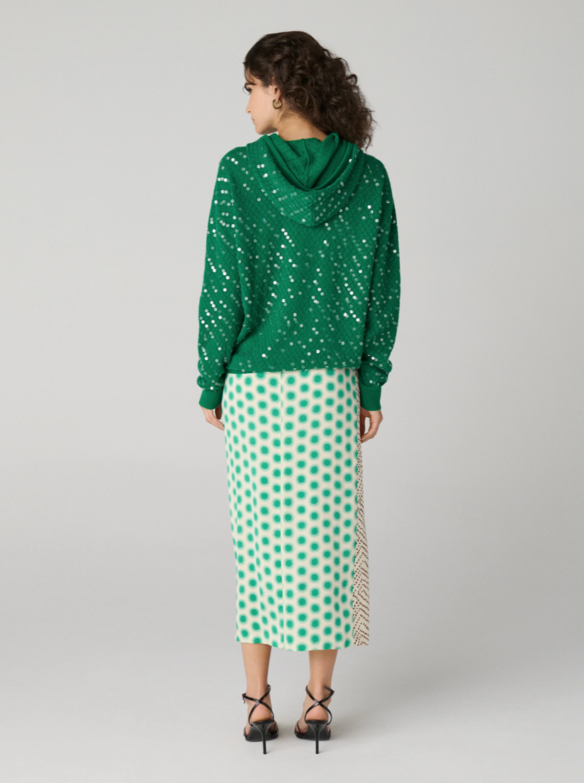 Marco Wool Sequin Hoodie