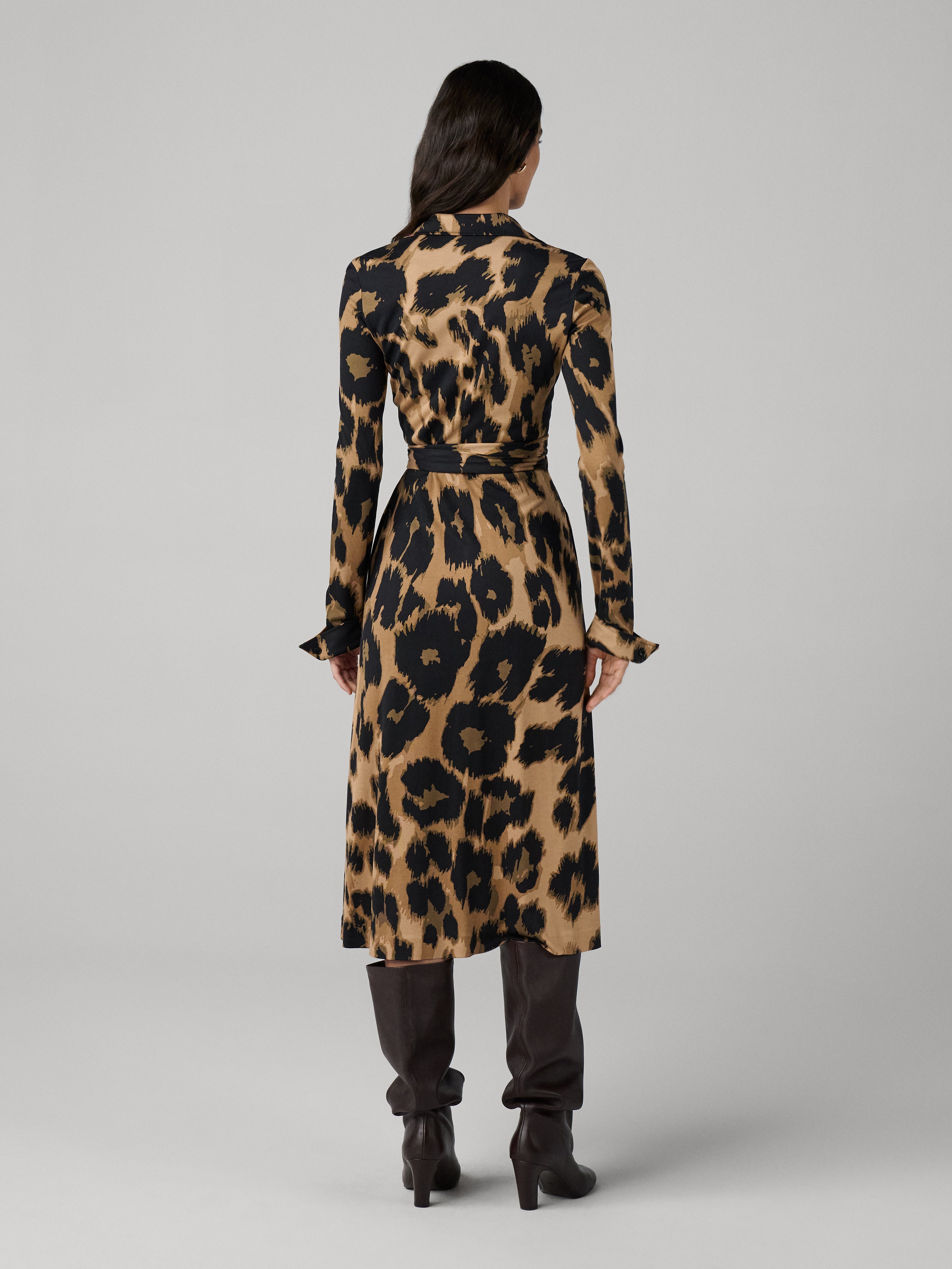 OG SILK JERSEY WRAP DRESS