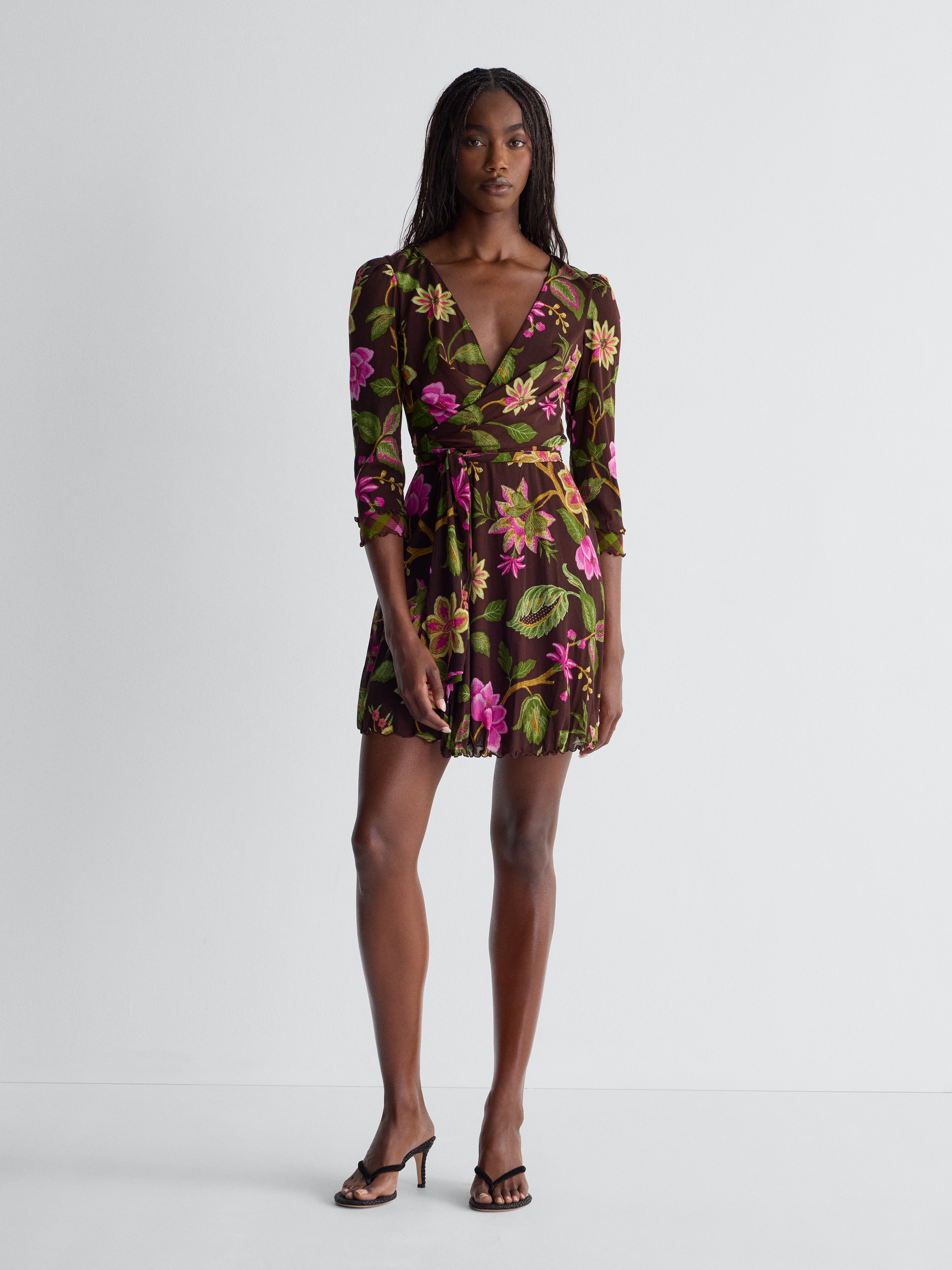 MARIA REVERSIBLE WRAP DRESS