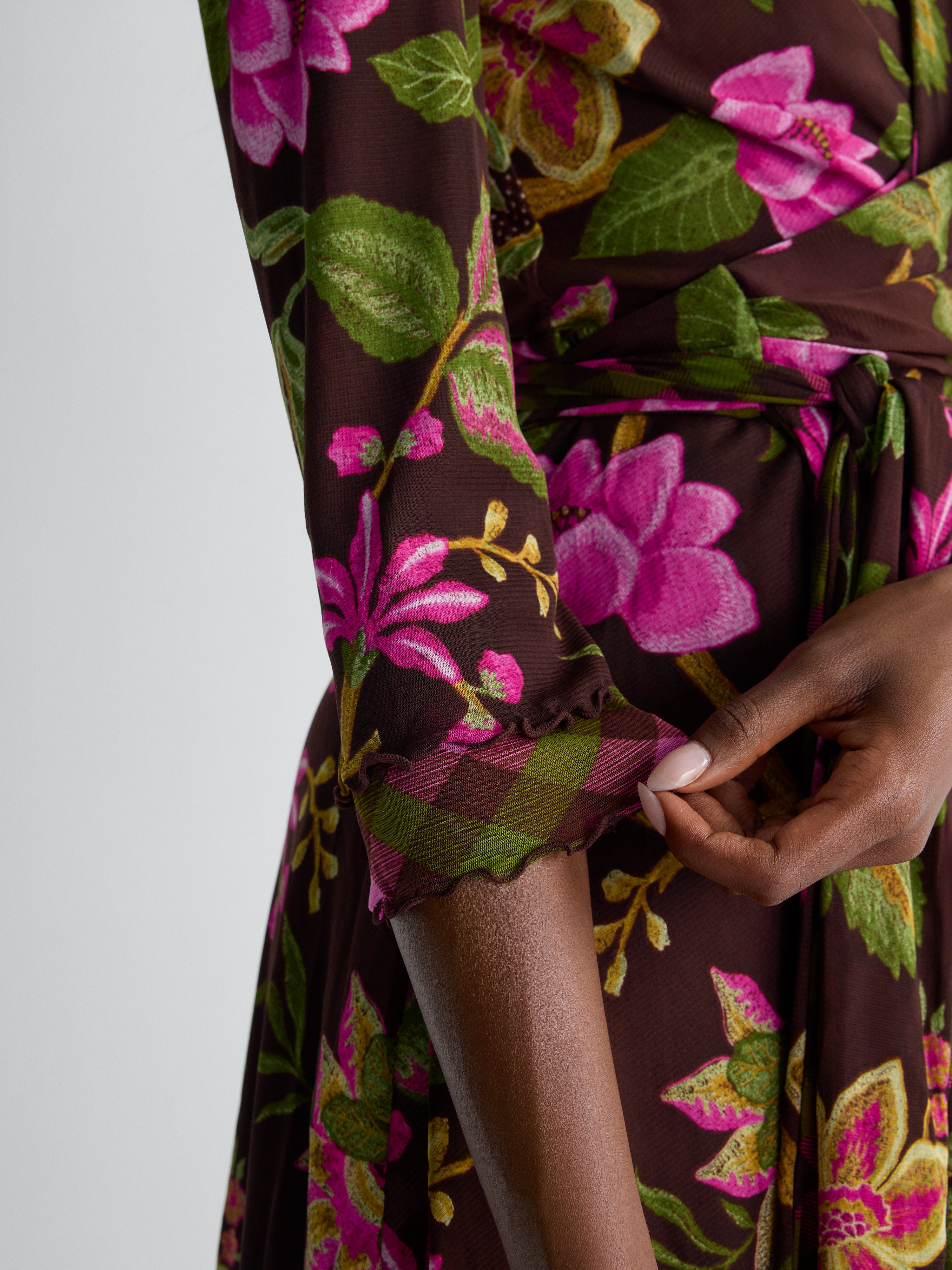 MARIA REVERSIBLE WRAP DRESS