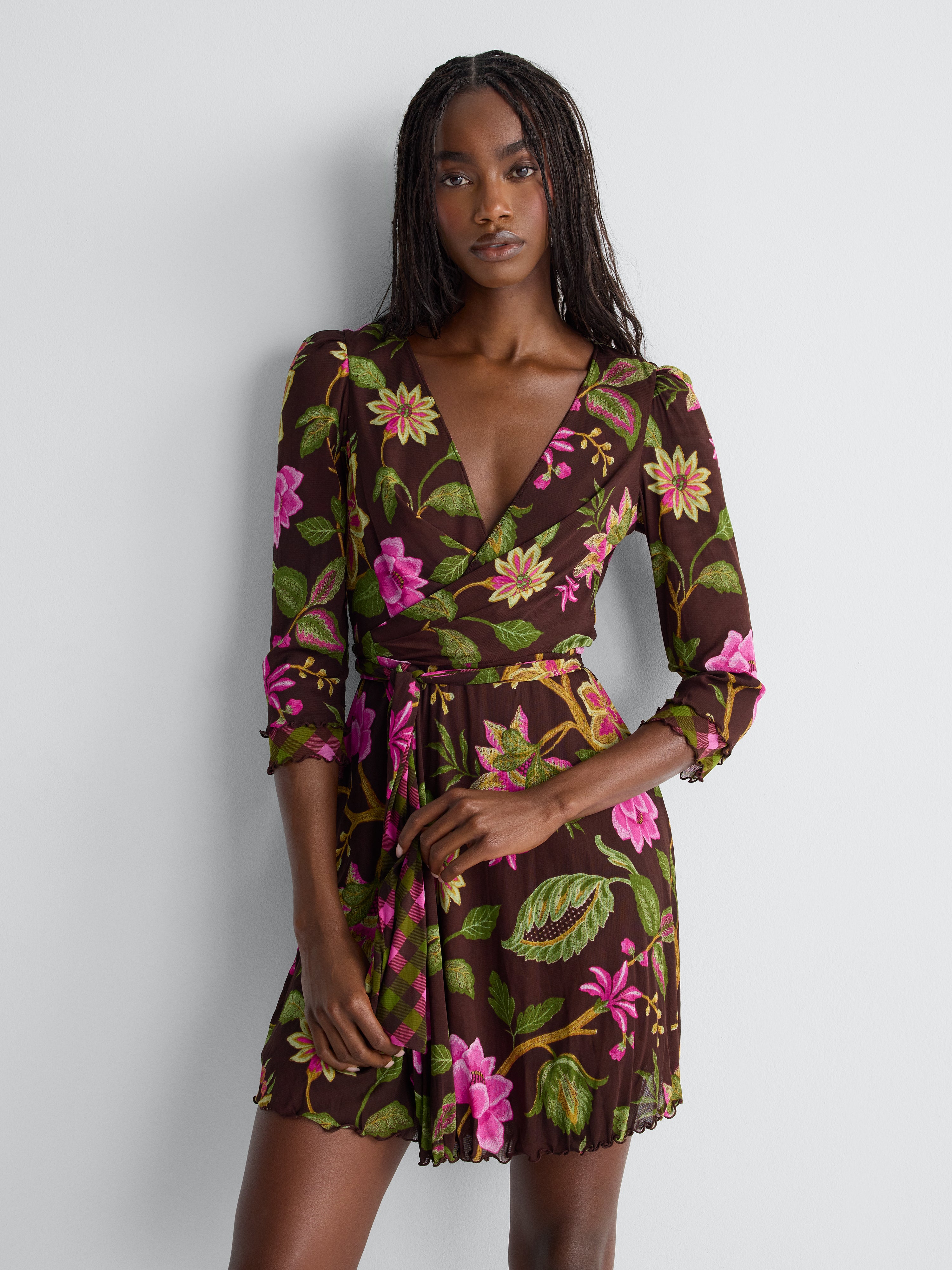MARIA REVERSIBLE WRAP DRESS