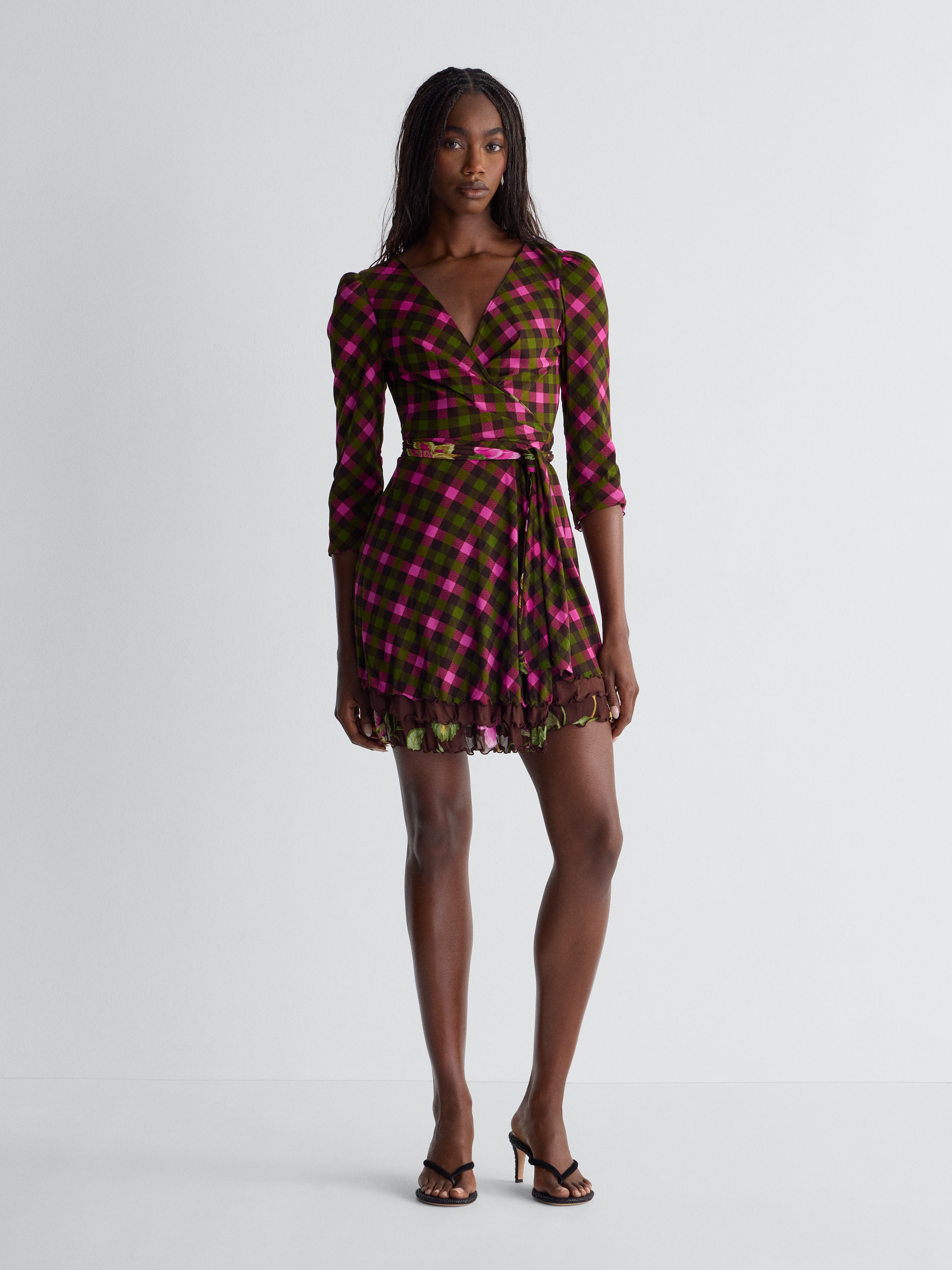 MARIA REVERSIBLE WRAP DRESS