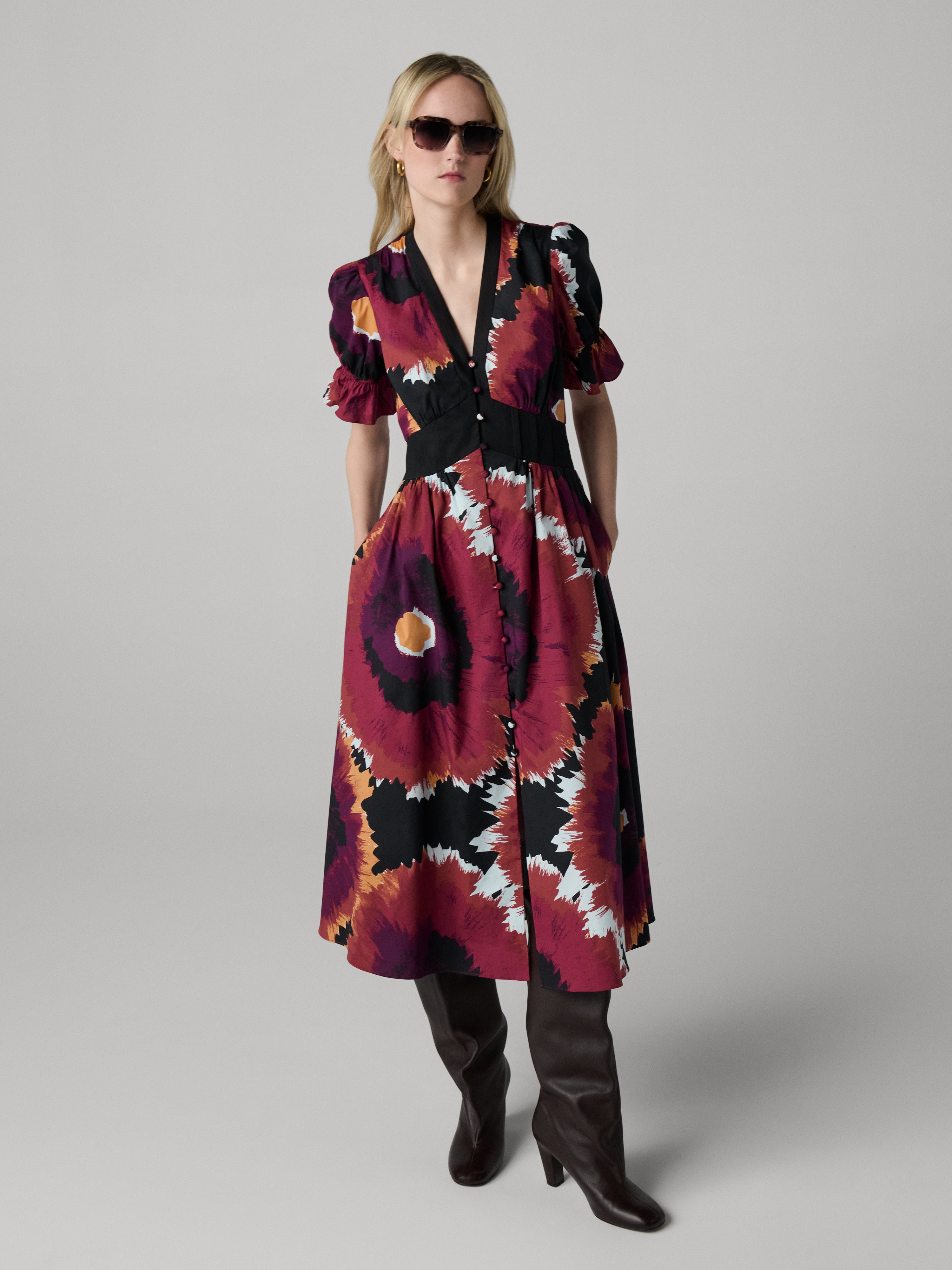 Erica Cotton Midi Dress