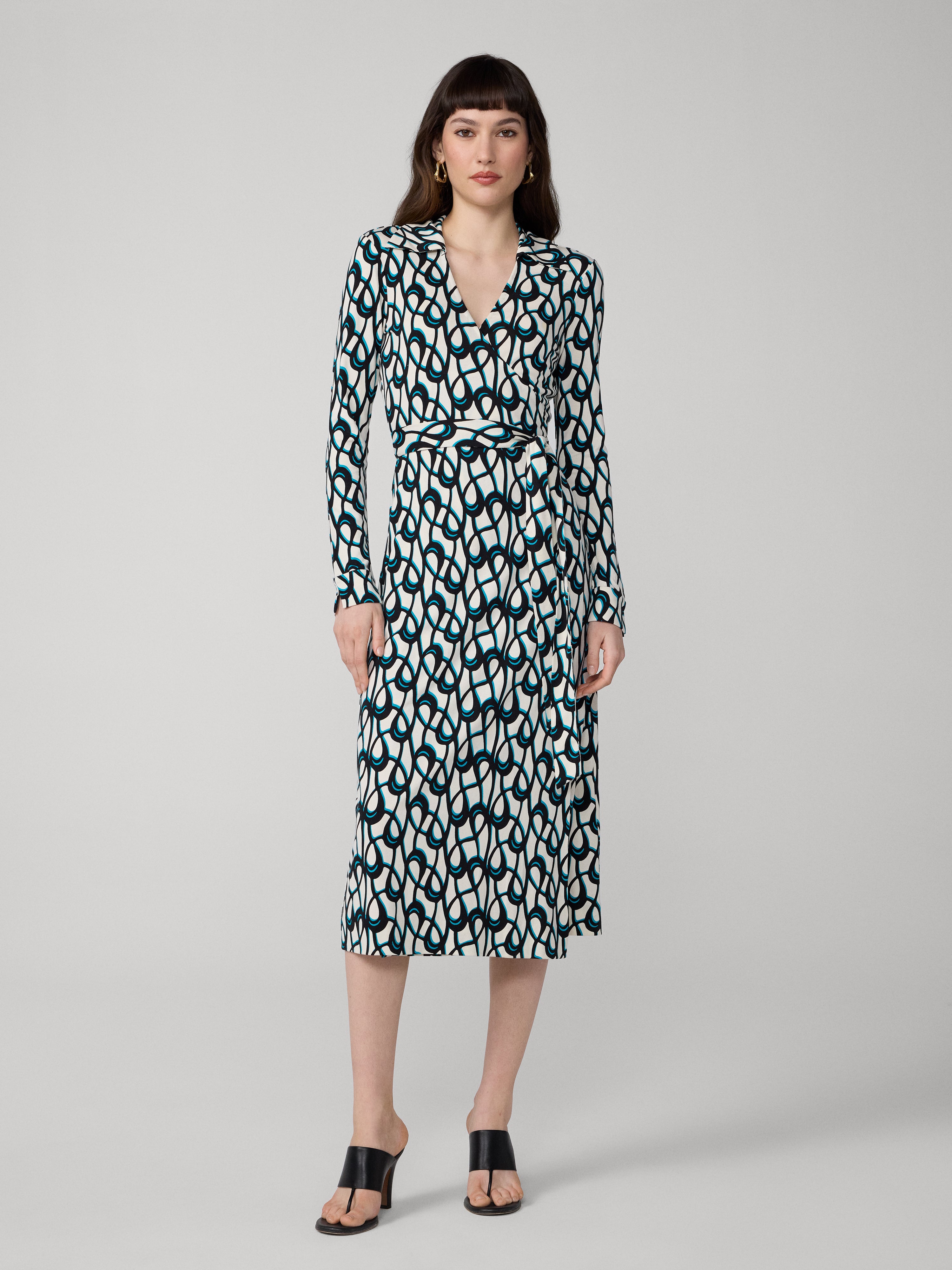 ABIGAIL MIDI WRAP DRESS