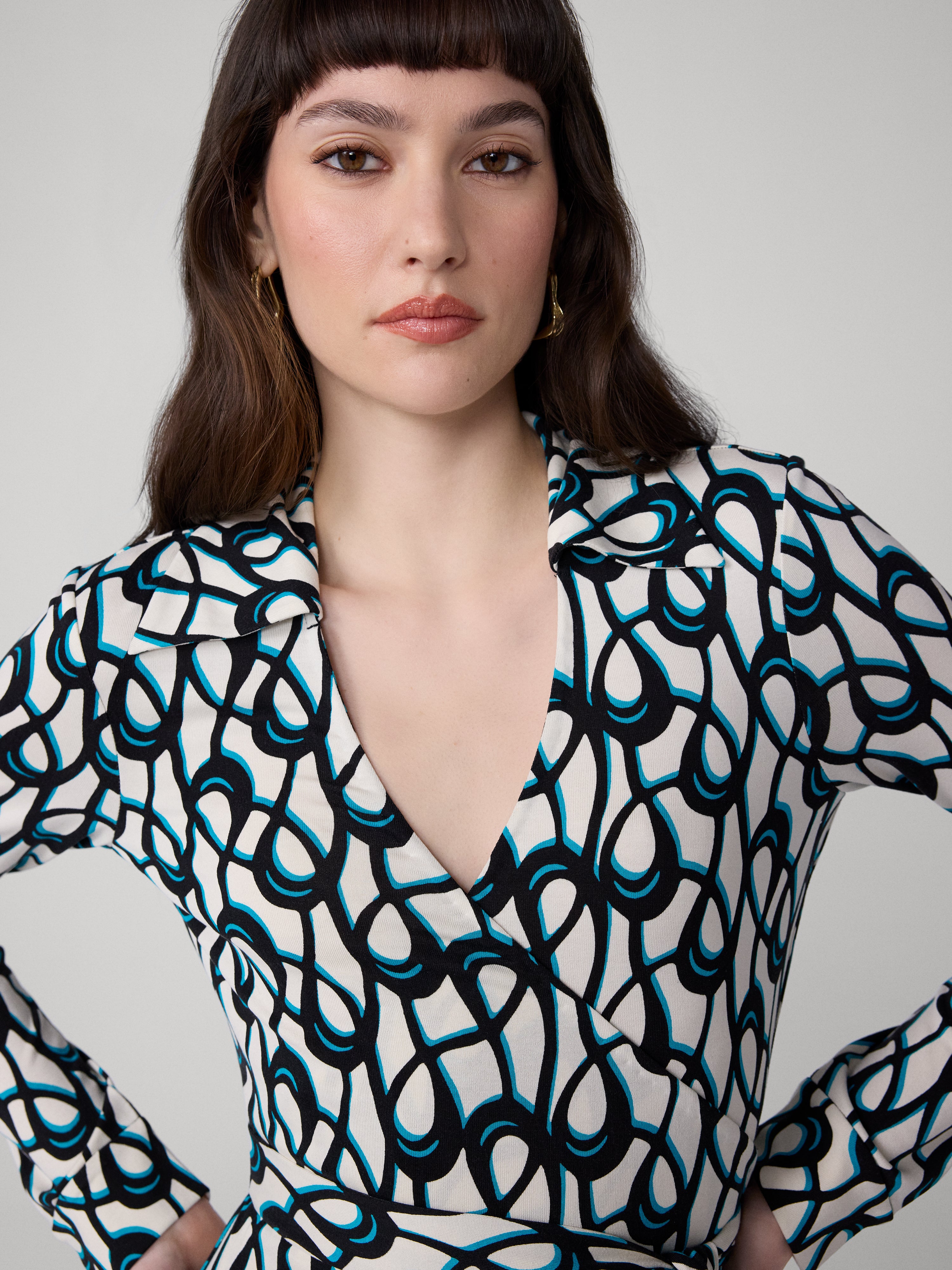 ABIGAIL MIDI WRAP DRESS