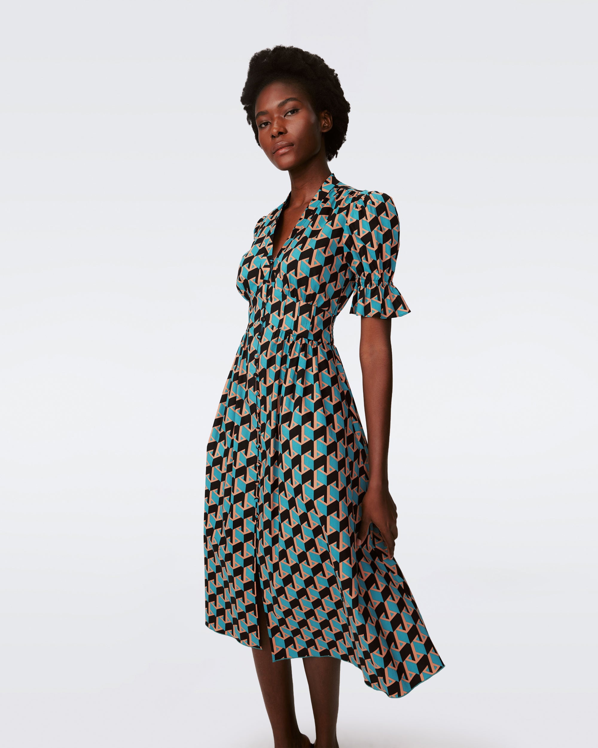 Erica Cotton Midi Dress