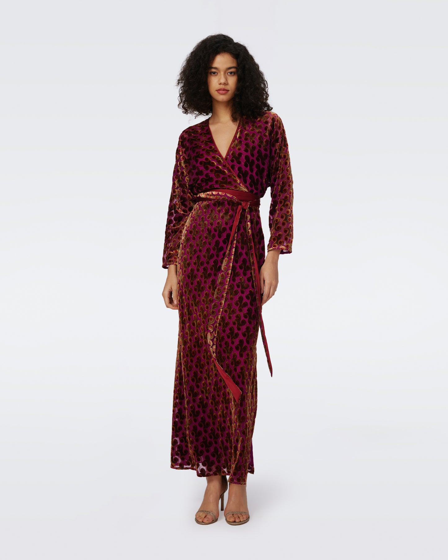 Babette Velvet Wrap Dress