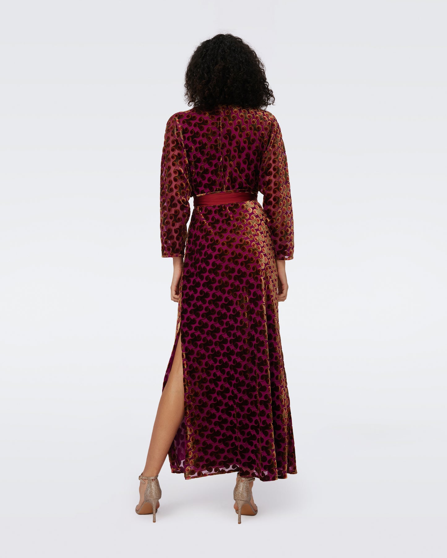 Babette Velvet Wrap Dress