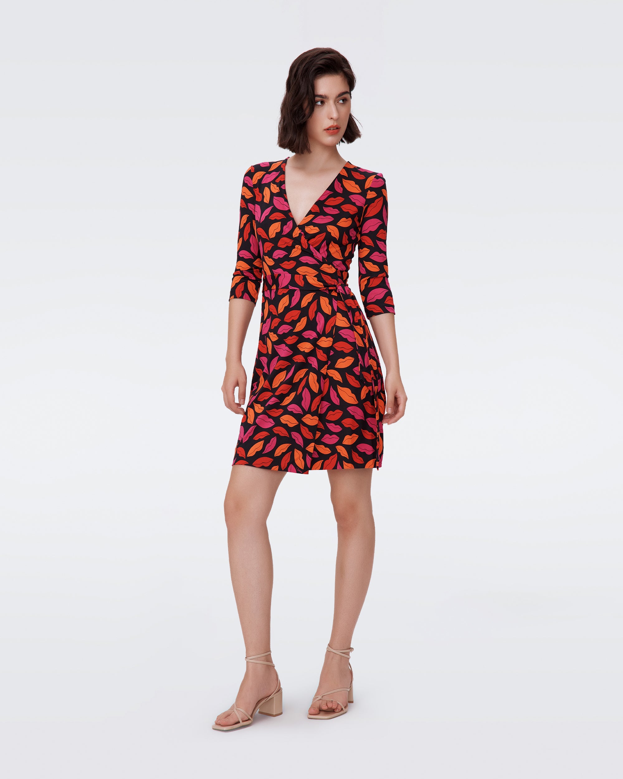 New Julian Silk Jersey Wrap Dress