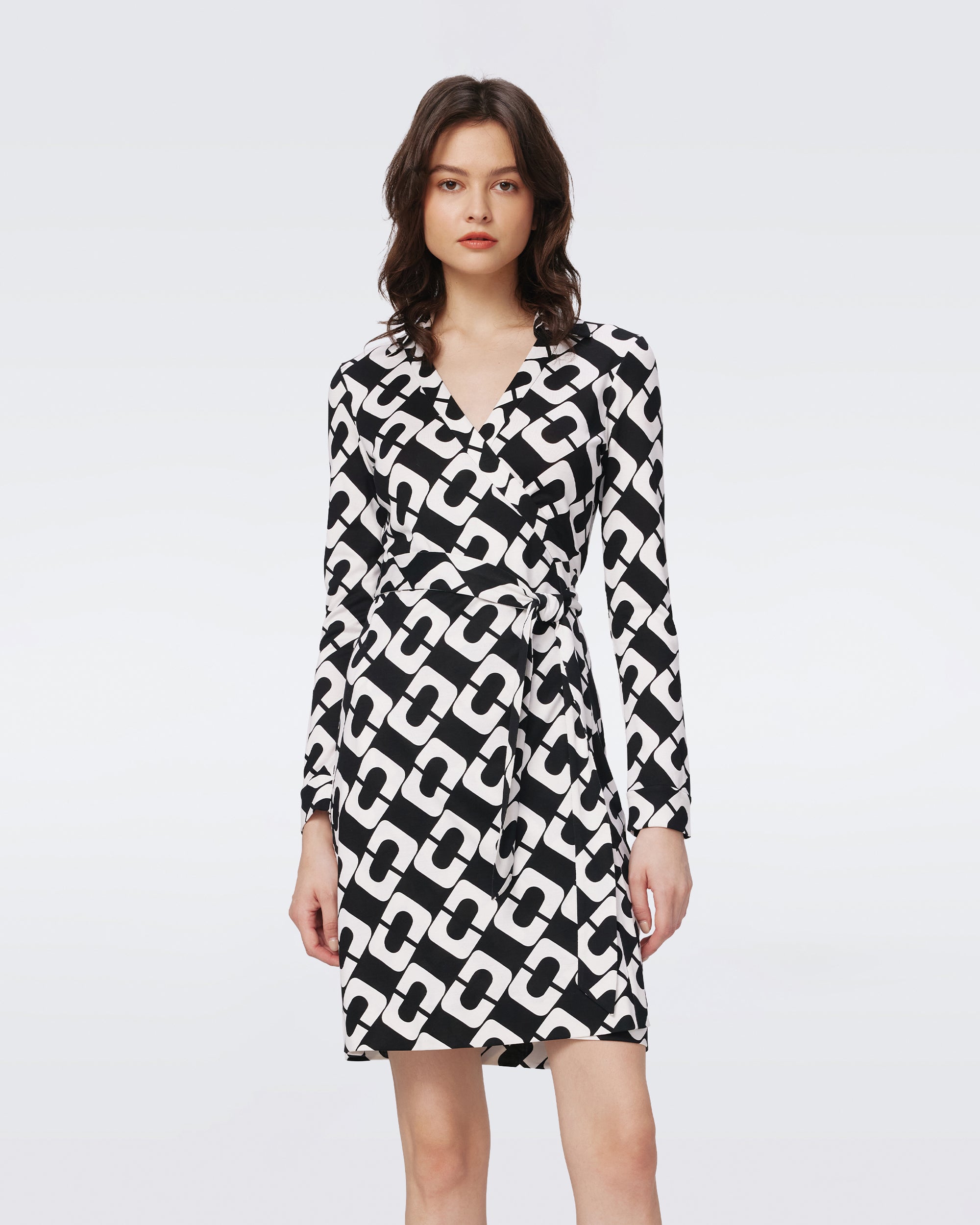 New Jeanne Silk Jersey Wrap Dress