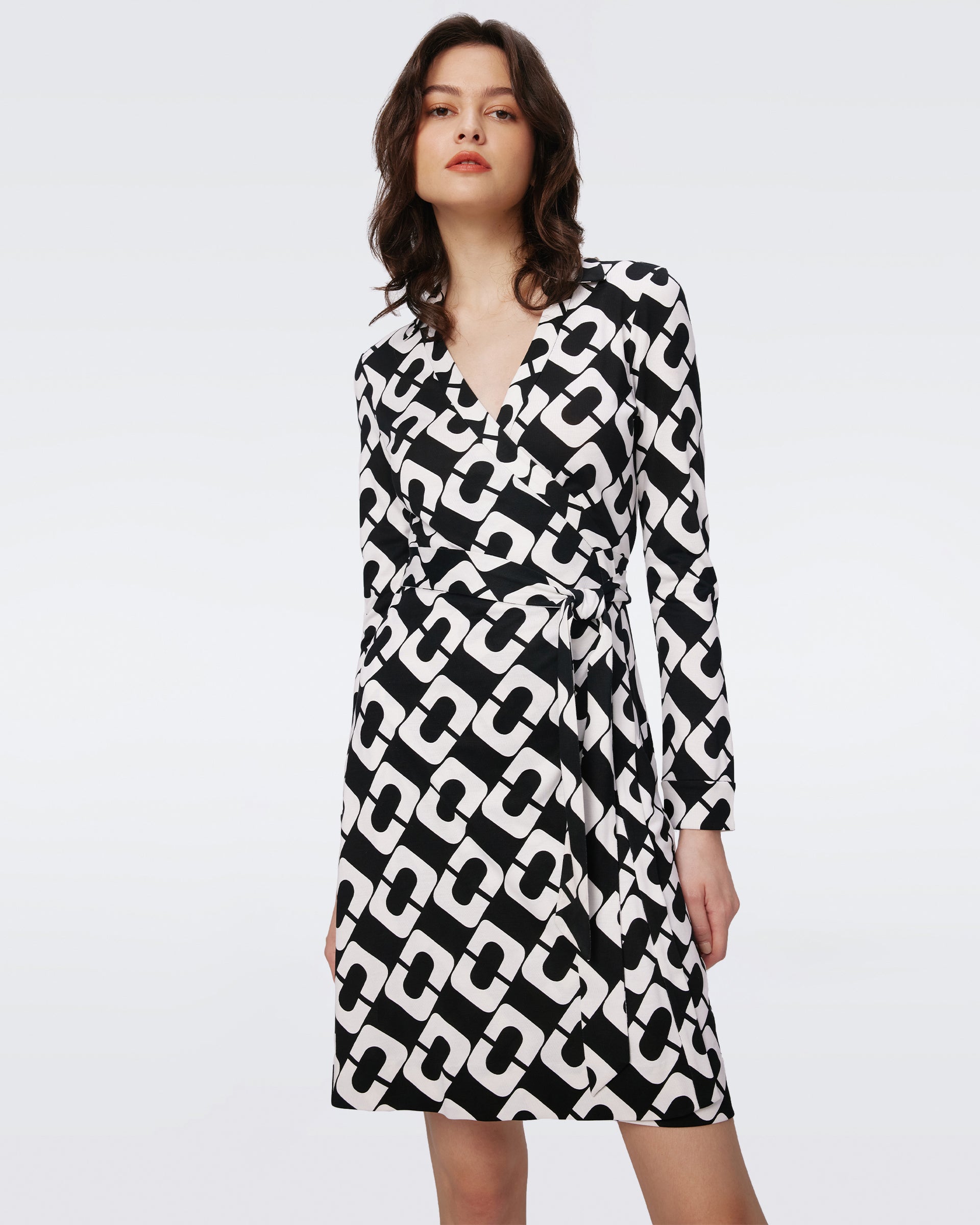 New Jeanne Silk Jersey Wrap Dress - Main Image