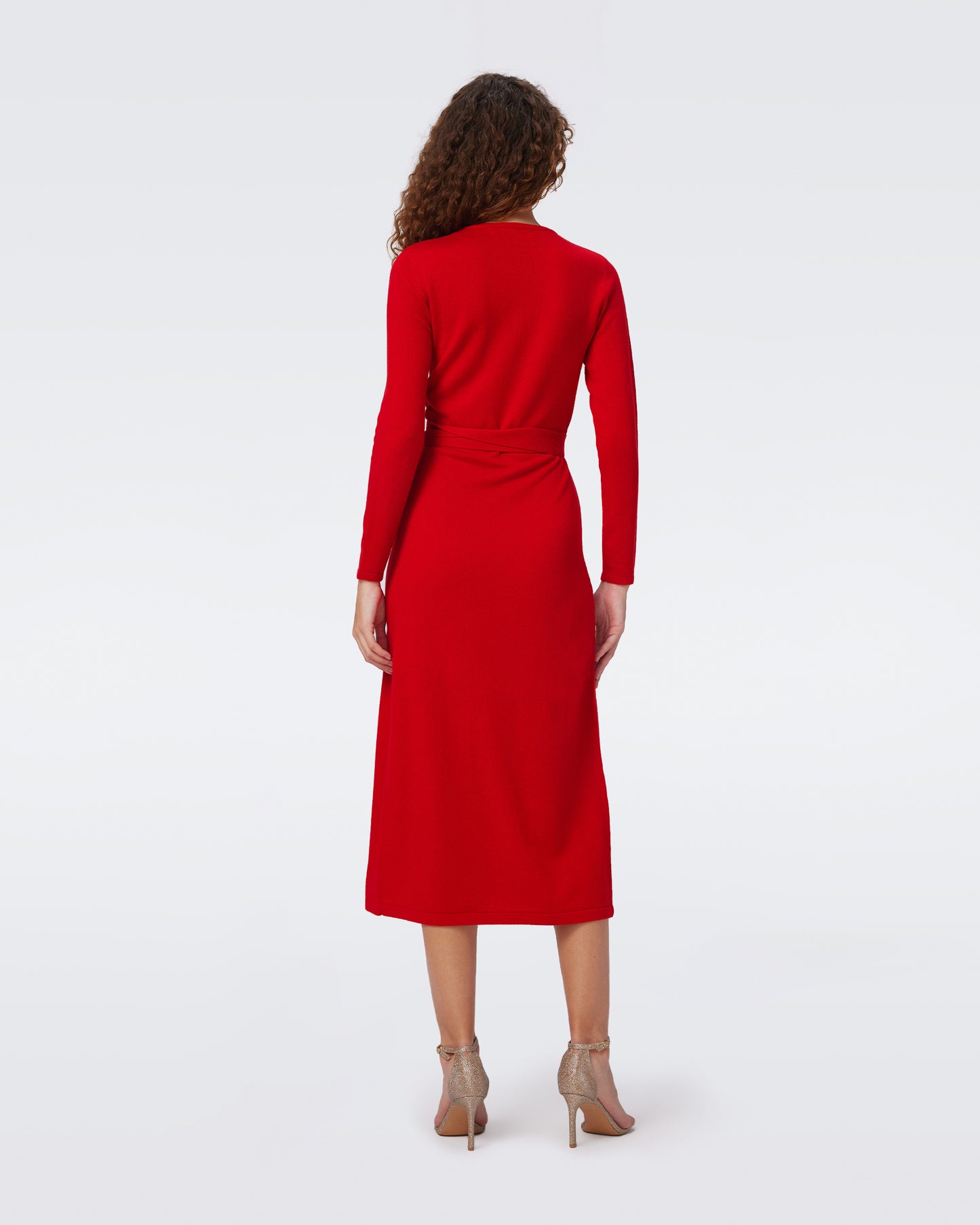 Astrid Wool-Cashmere Wrap Dress