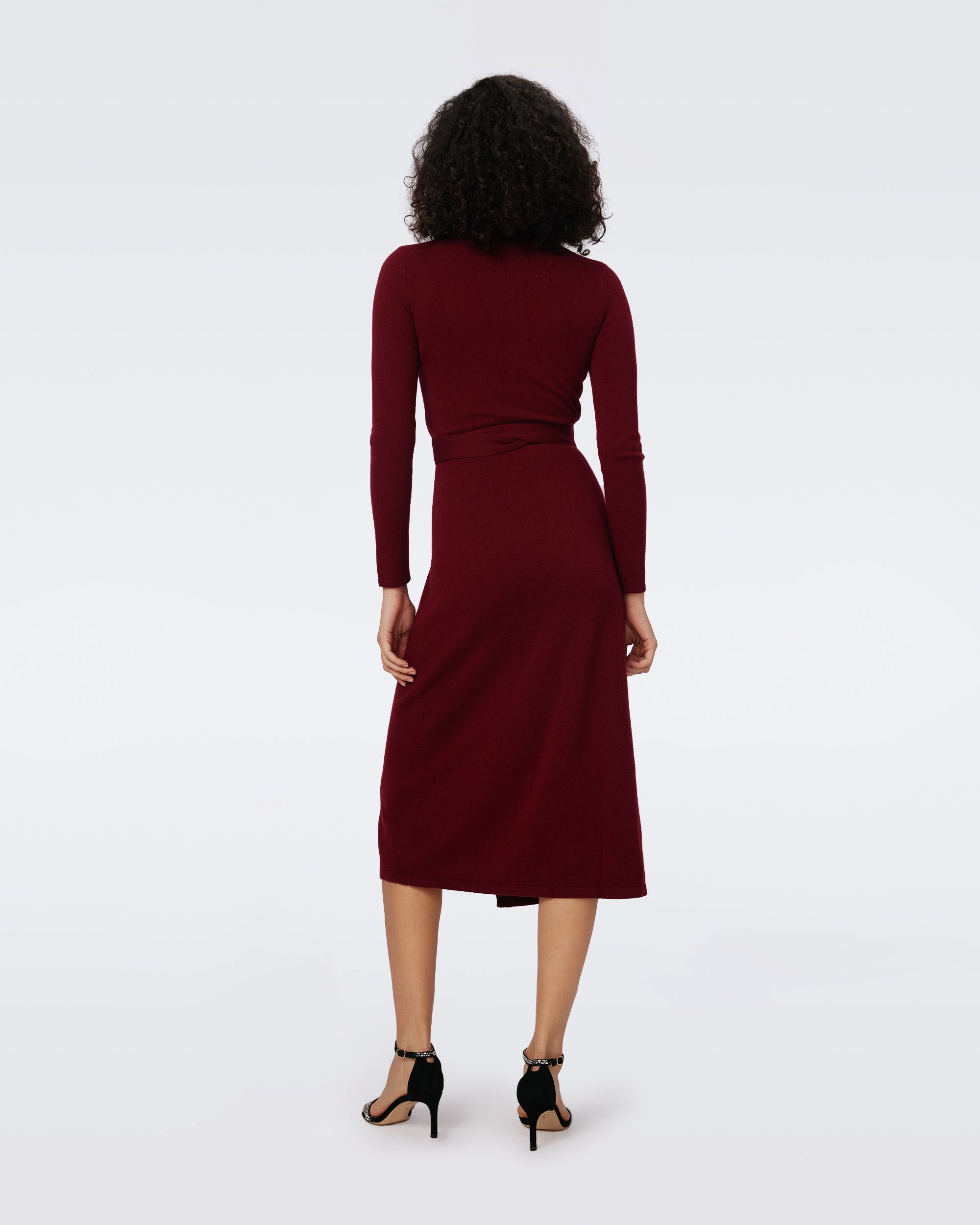 Astrid Wool-Cashmere Wrap Dress