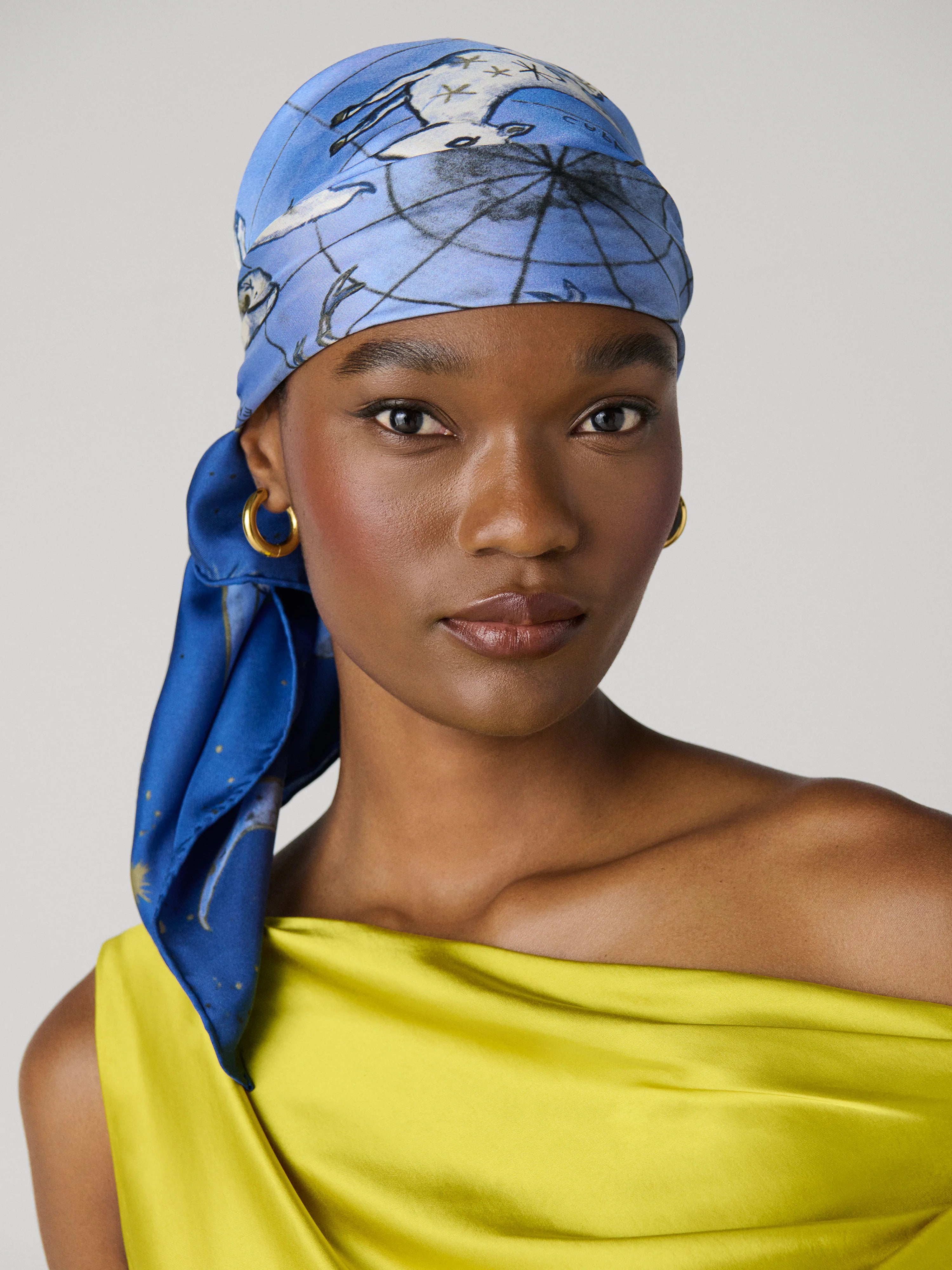 Zodiac Flag Silk Scarf