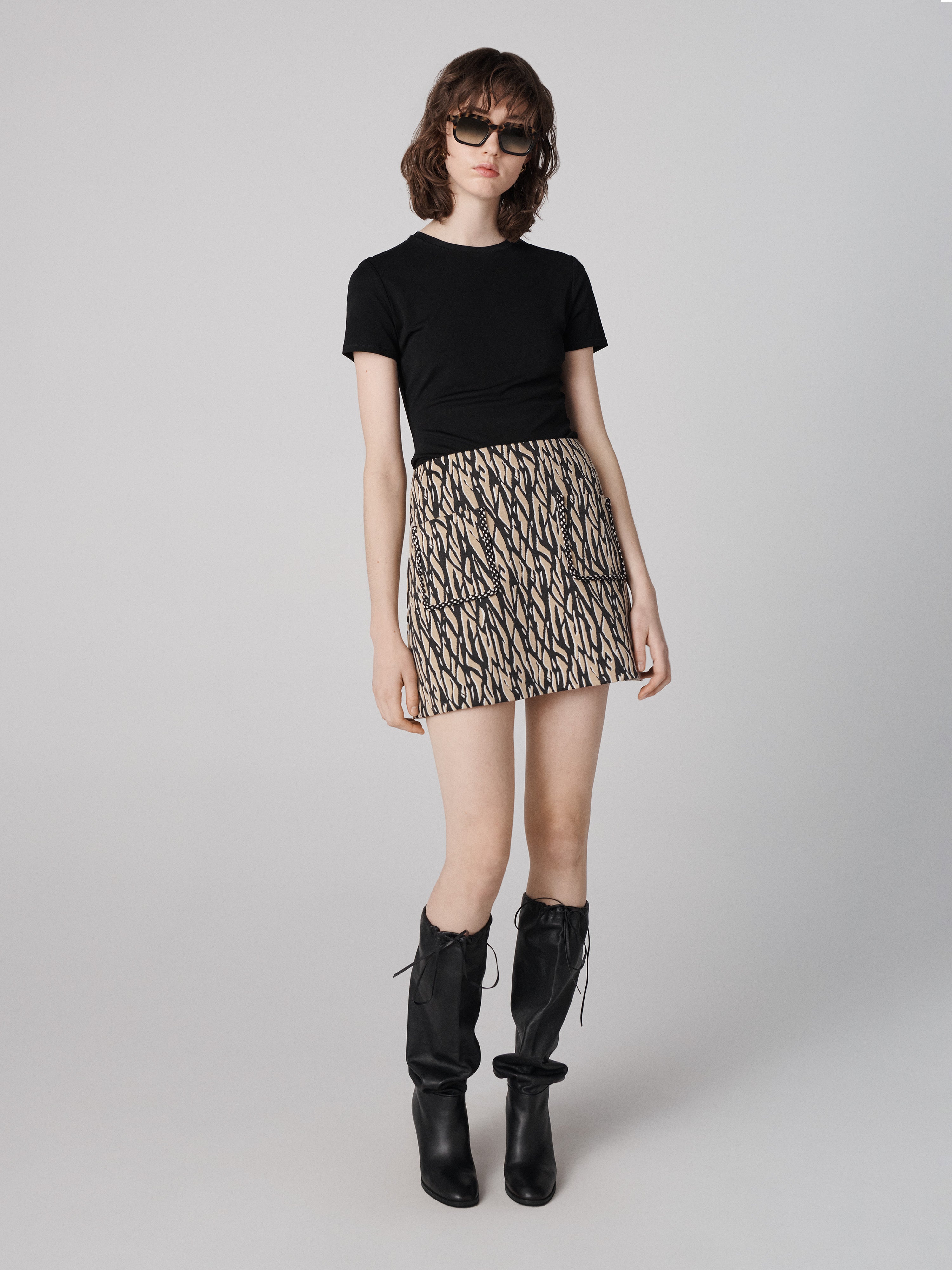 Melina Jacquard Skirt