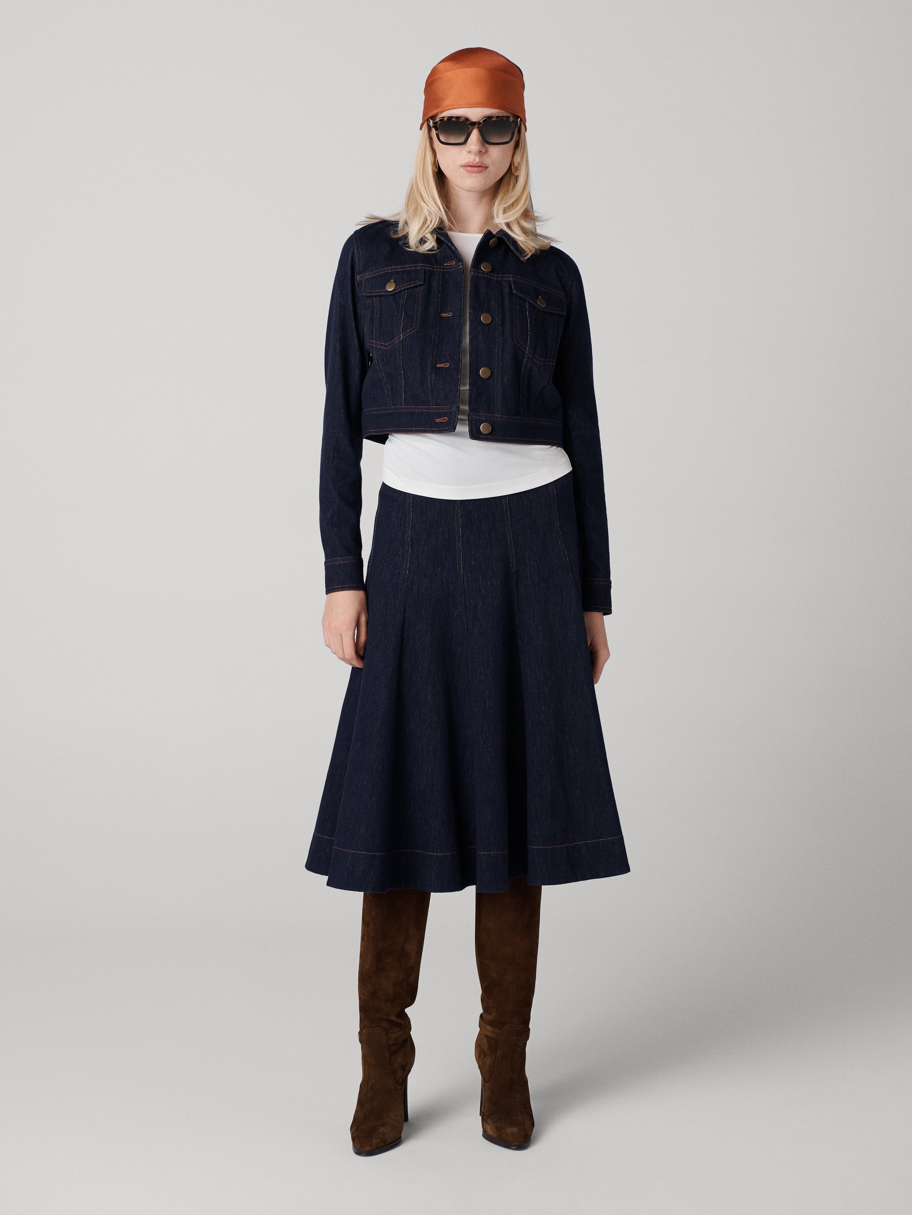 BROOKE DENIM SKIRT