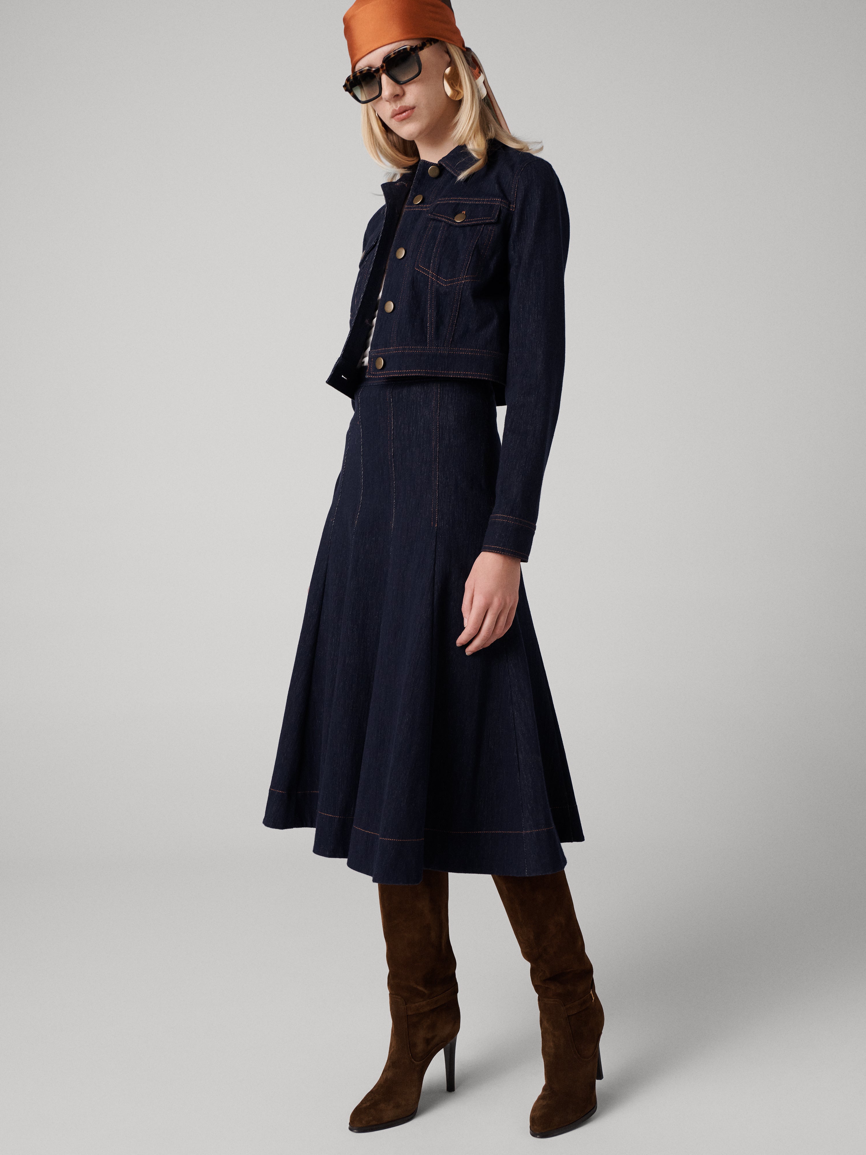 BROOKE DENIM SKIRT