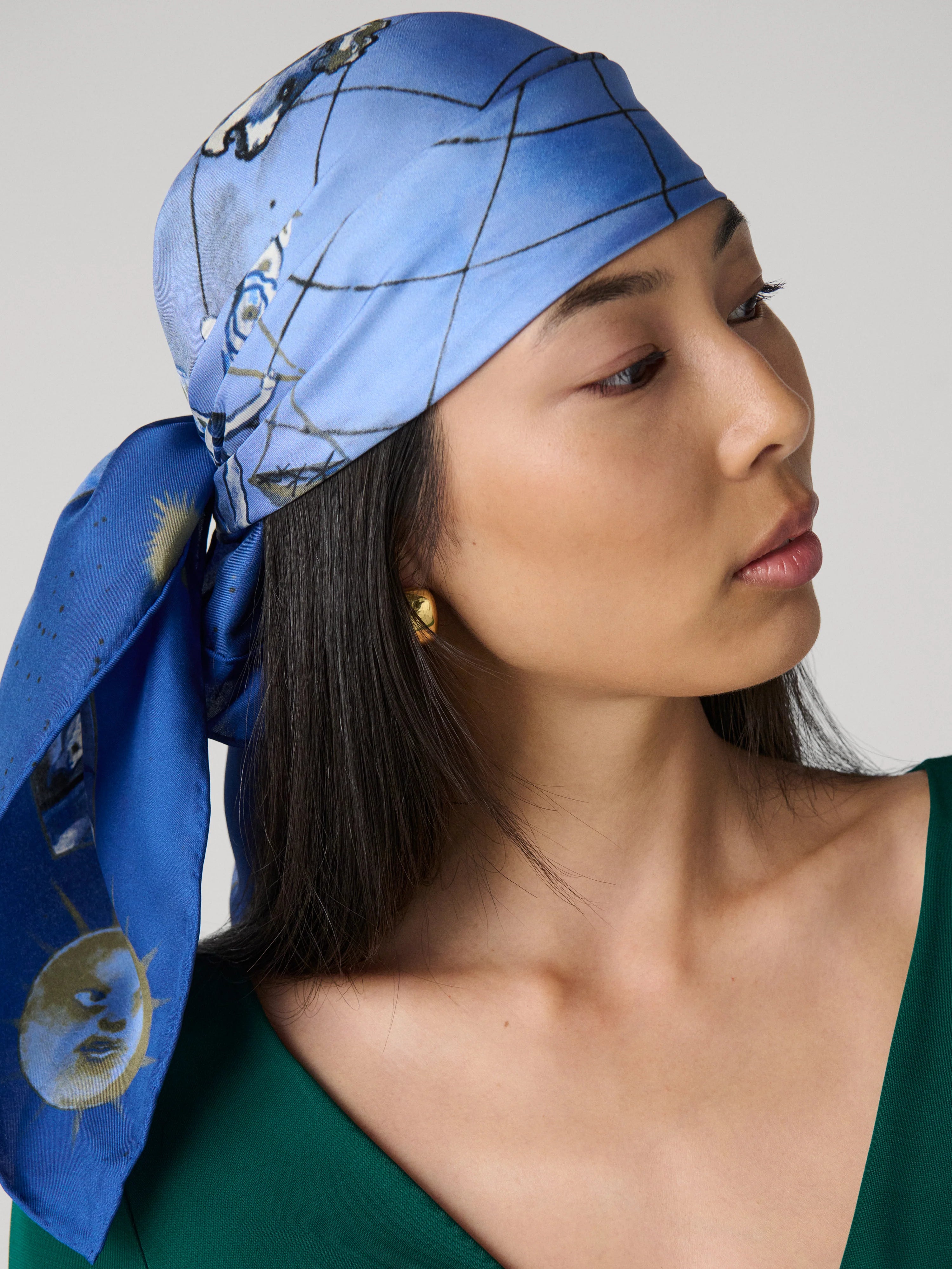 Zodiac Flag Silk Scarf