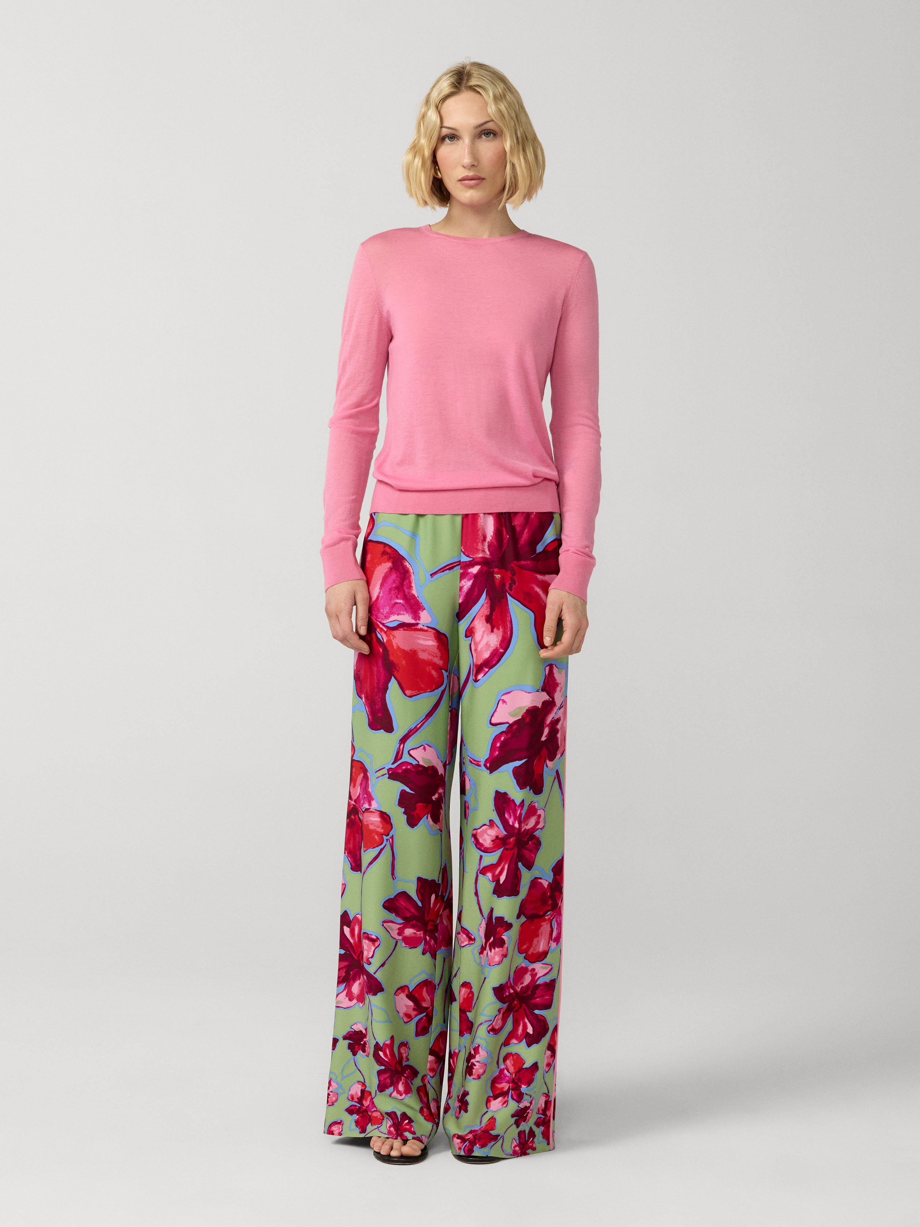 Jacqui sweater Merino Pink