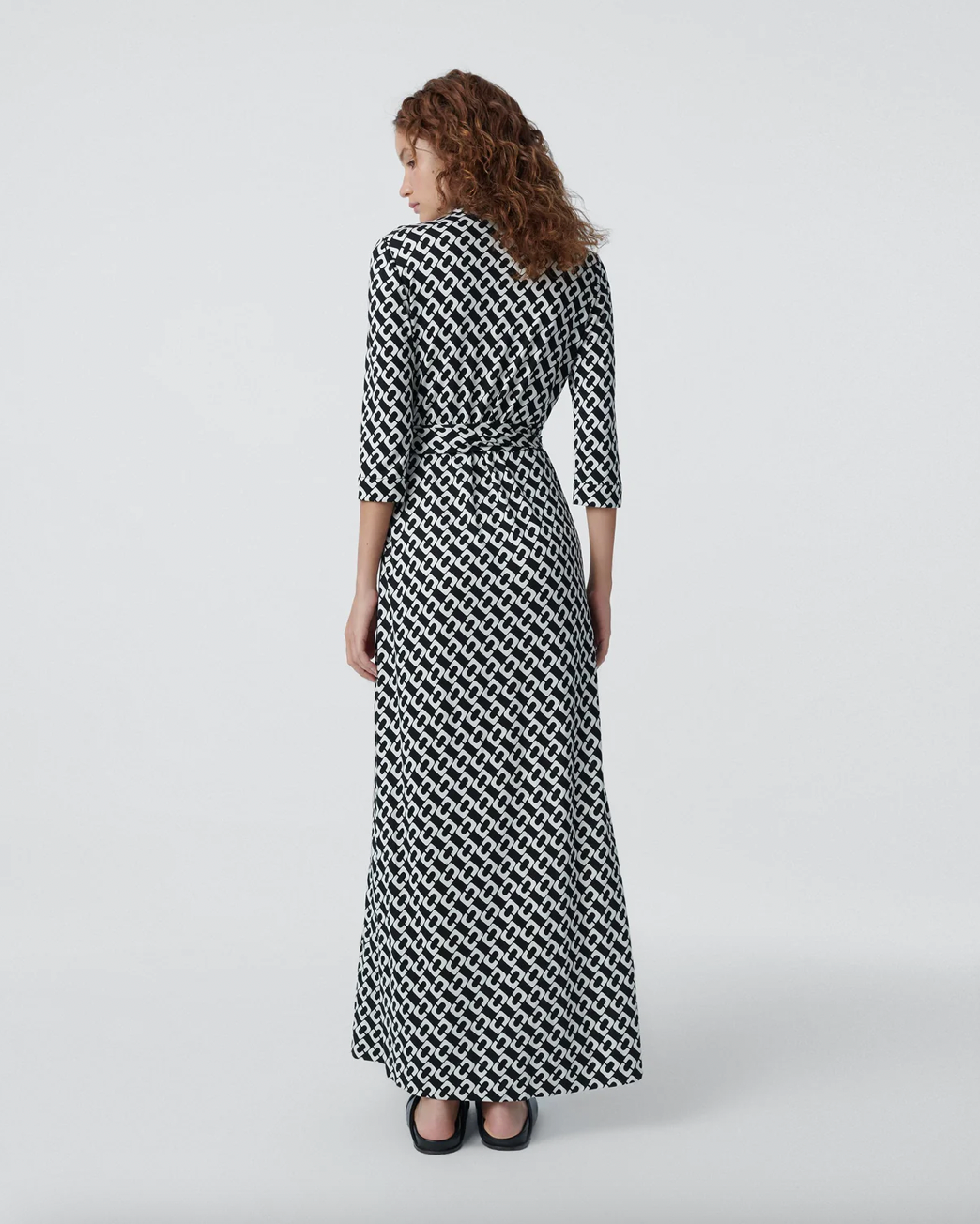 Abigail Silk Jersey Maxi Wrap Dress