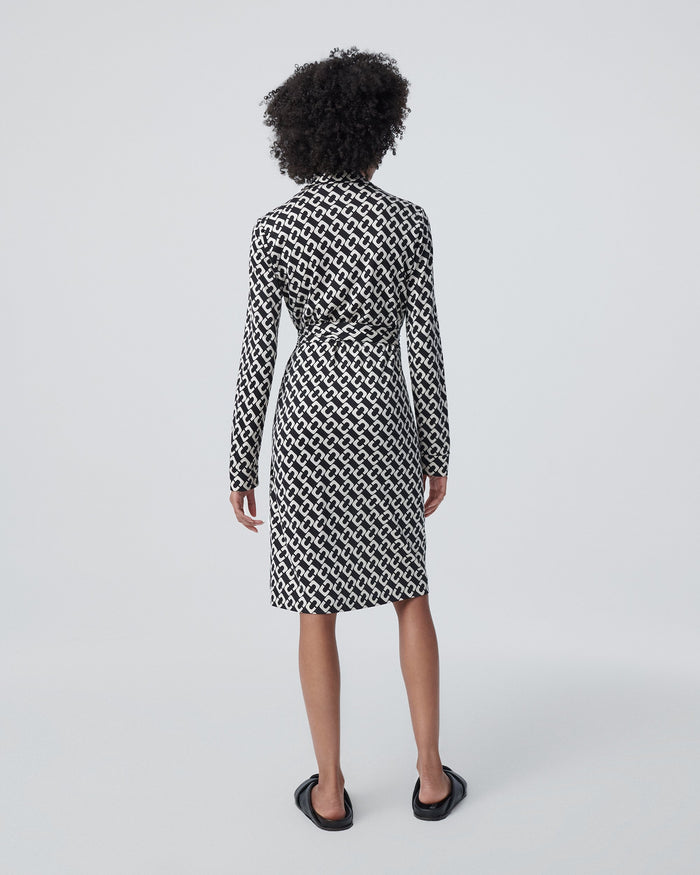 Dvf new jeanne two silk jersey store wrap dress